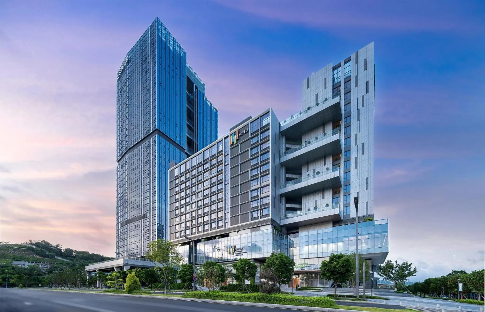Property building in EVEN Hotels Shenzhen Guangming Cloud Park by IHG