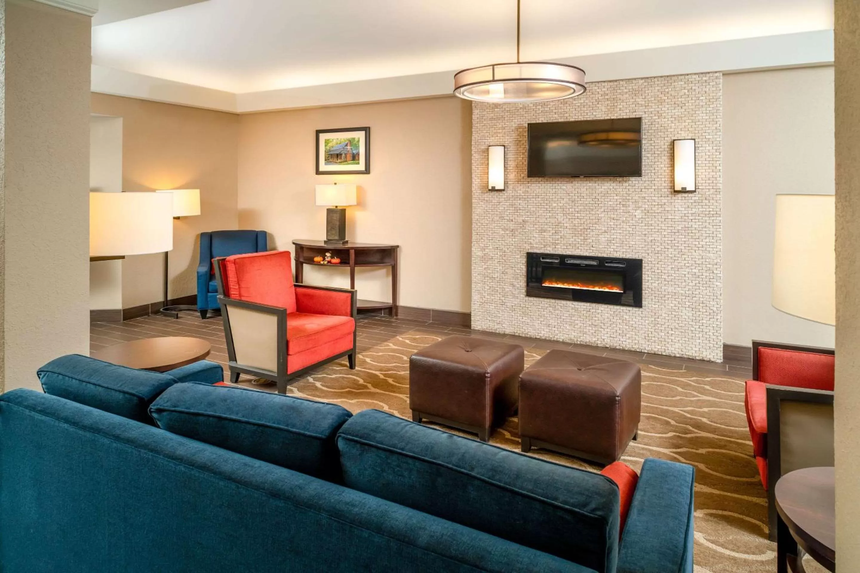 Lobby or reception in Comfort Inn & Suites Grundy