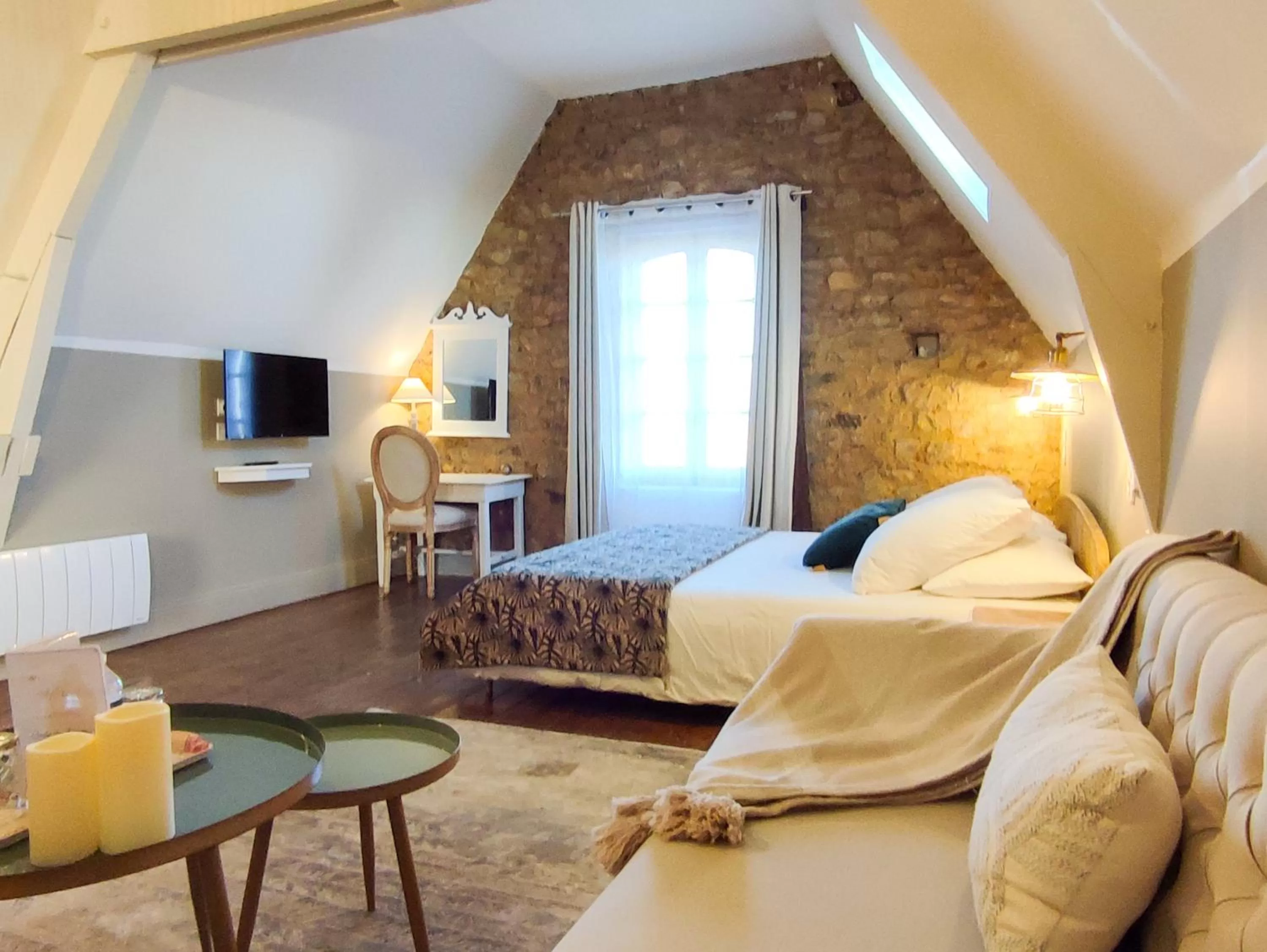 Bed in Chambres d'Hotes Le 1900