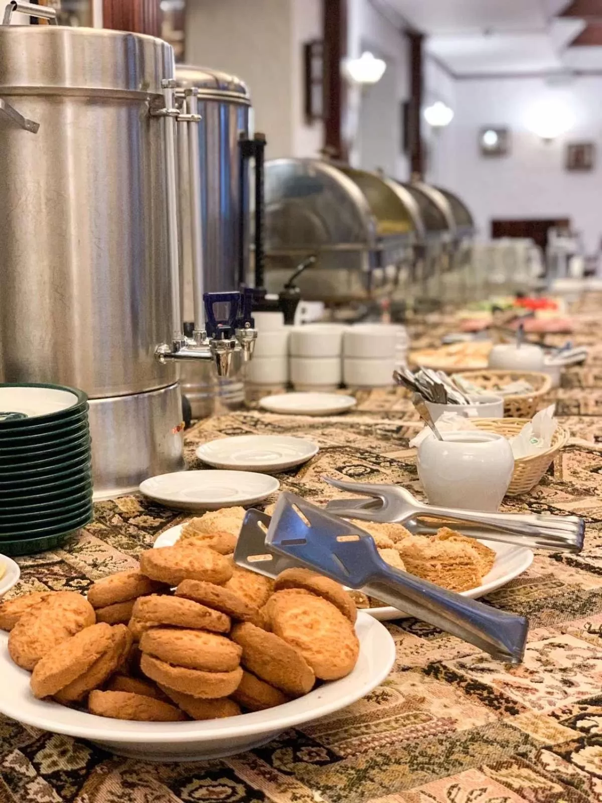 Food close-up in Ukraina Hotel