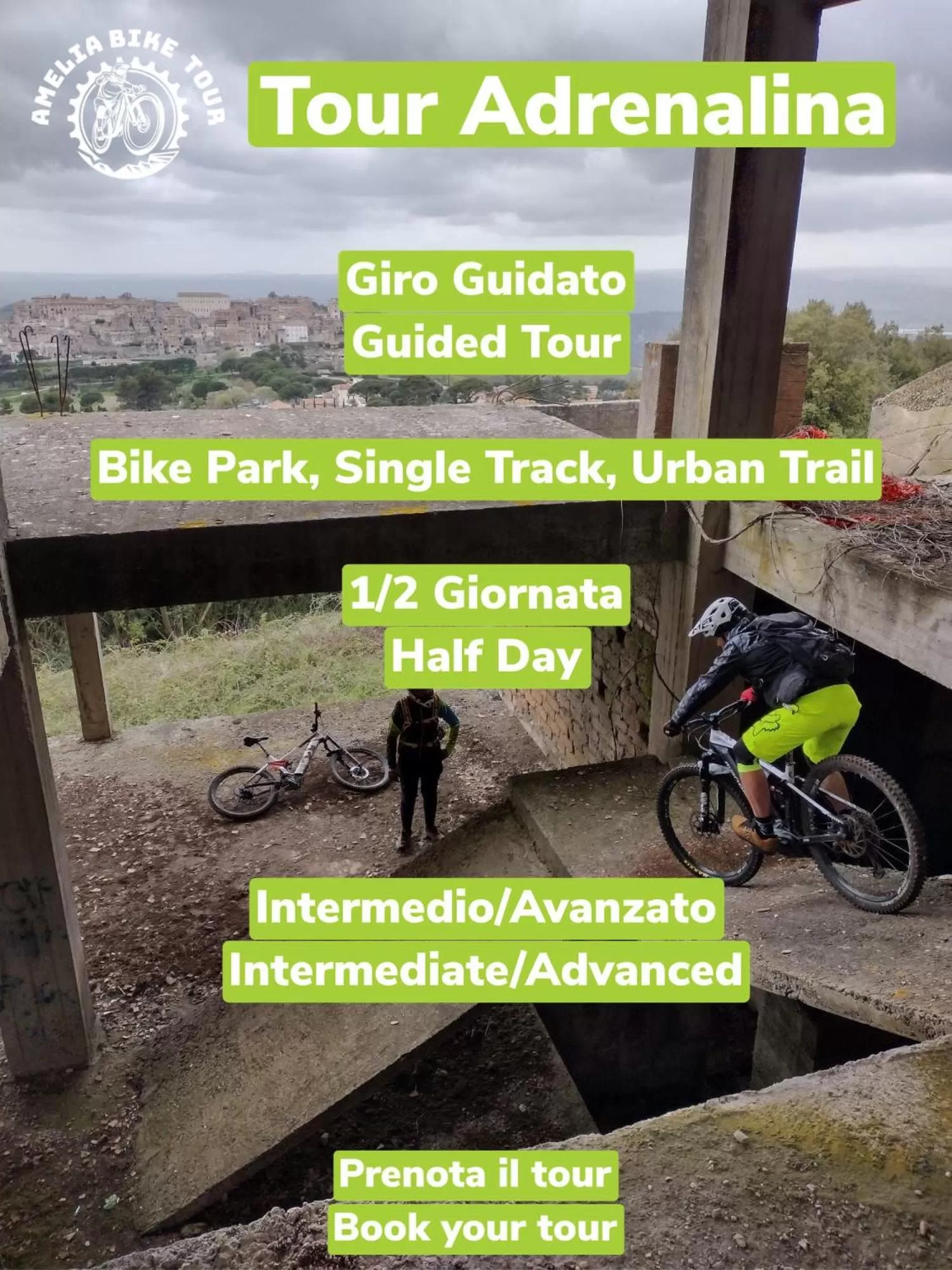 Cycling in Monastero Le Grazie