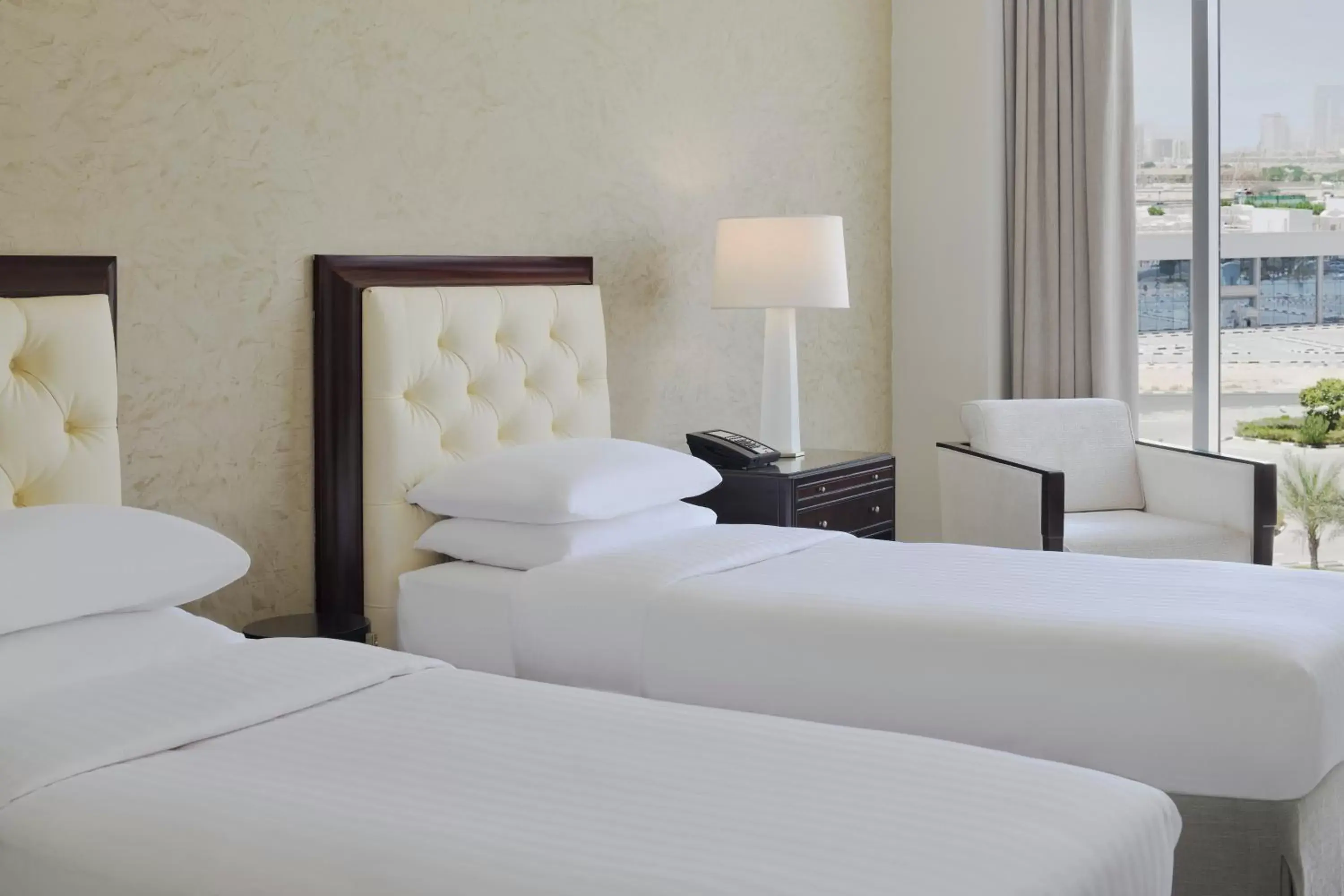 Superior Twin Room with Shuttle Bus to JBR Beach and various shopping malls in Delta Hotels by Marriott Dubai Investment Park Superior Twin Room with Shuttle Bus to JBR Beach and various shopping malls in Delta Hotels by Marriott Dubai Investment Park
