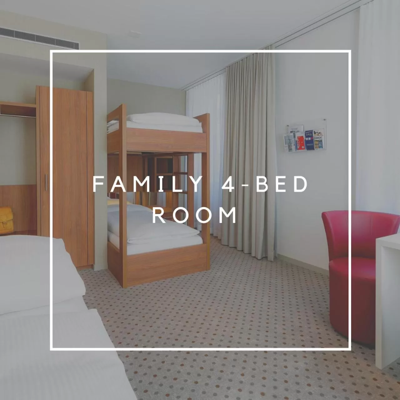 Family, Bed in Hotel Wartmann am Bahnhof