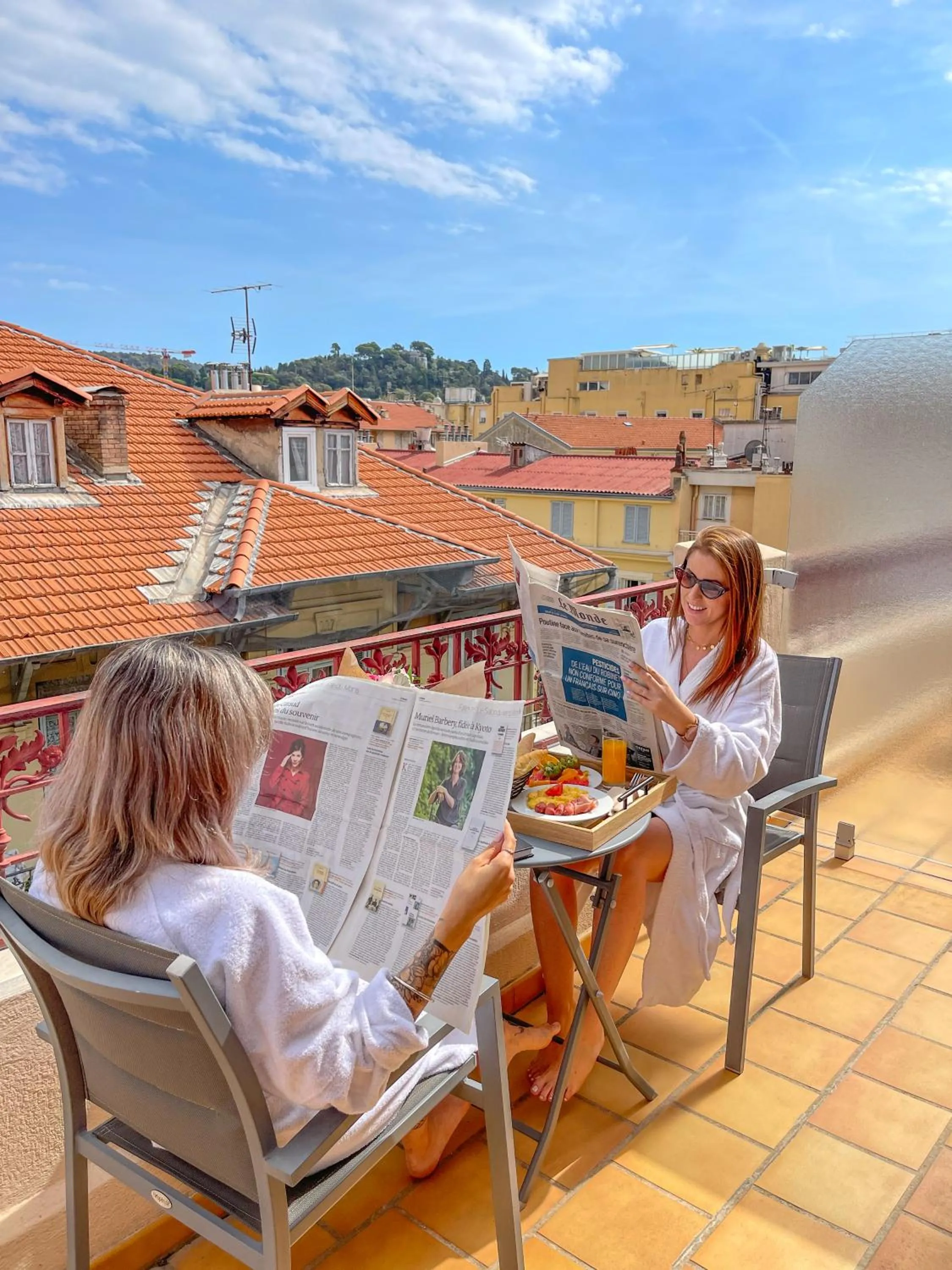 Patio in Best Western Plus Hôtel Massena Nice