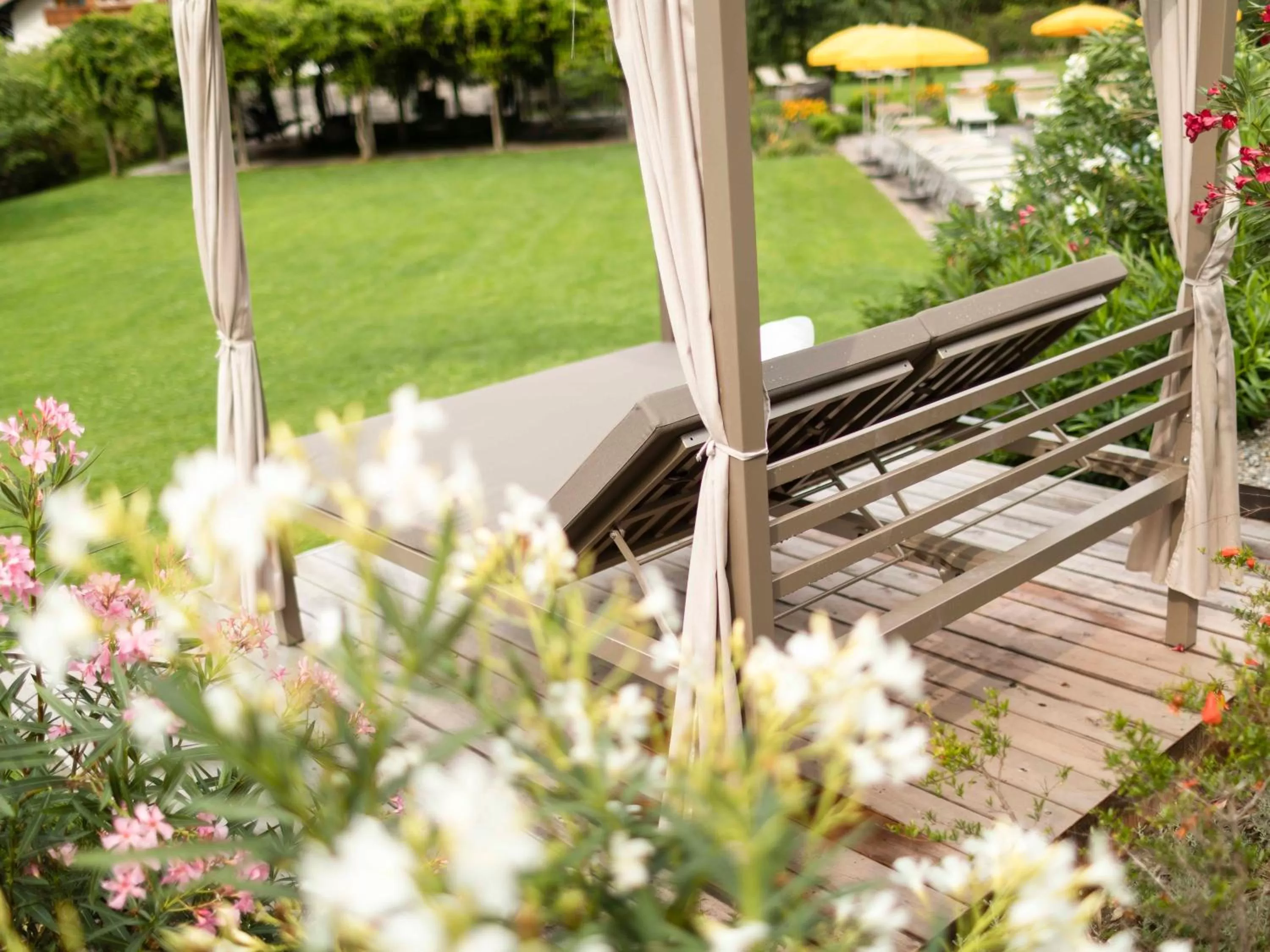 Patio in Biohotel theiner's garten