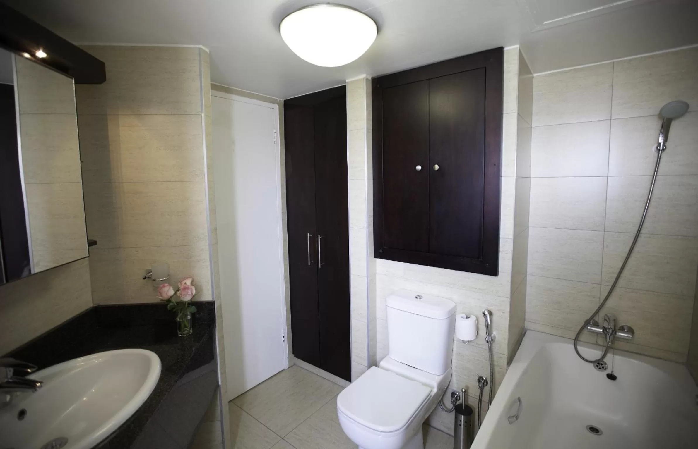 Shower in First Group The Palace All-Suite