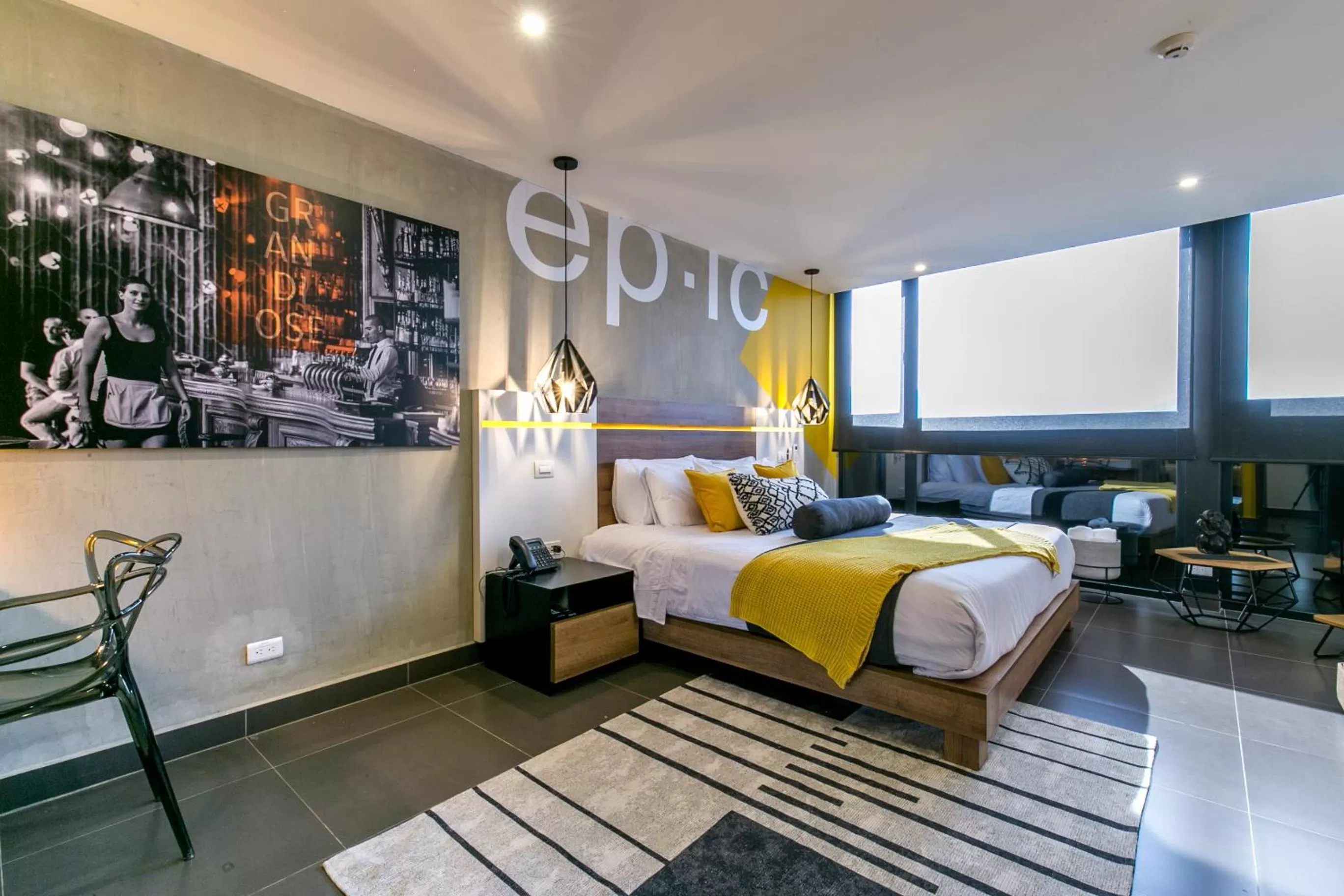 Bedroom, Bed in Epic Boutique Hotel