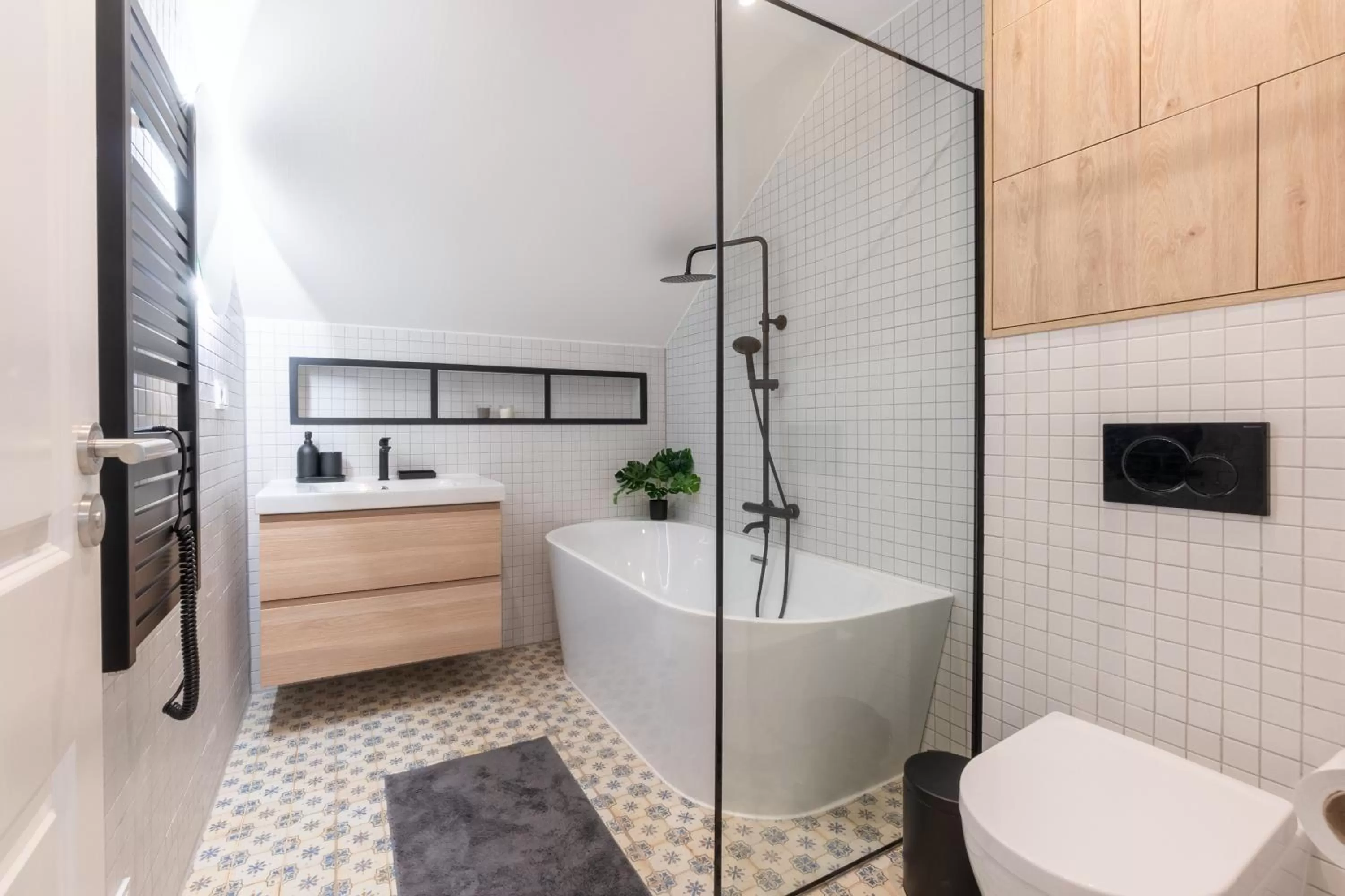 Shower in Wellness Apartmány Vila Republika