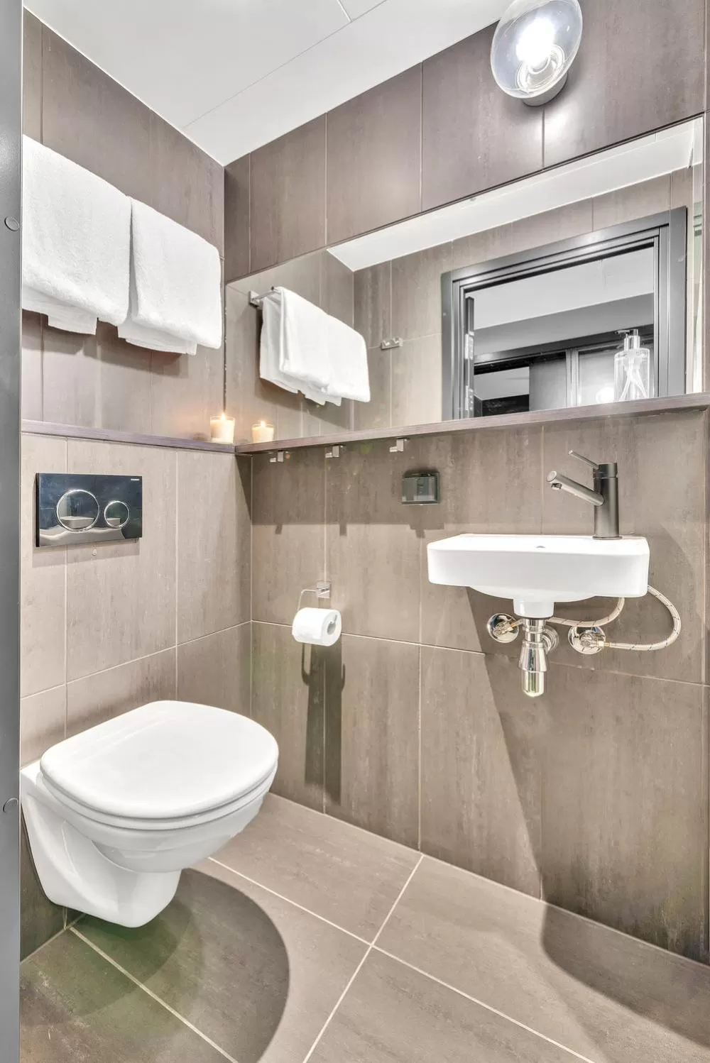 Toilet in Forenom Aparthotel Oslo