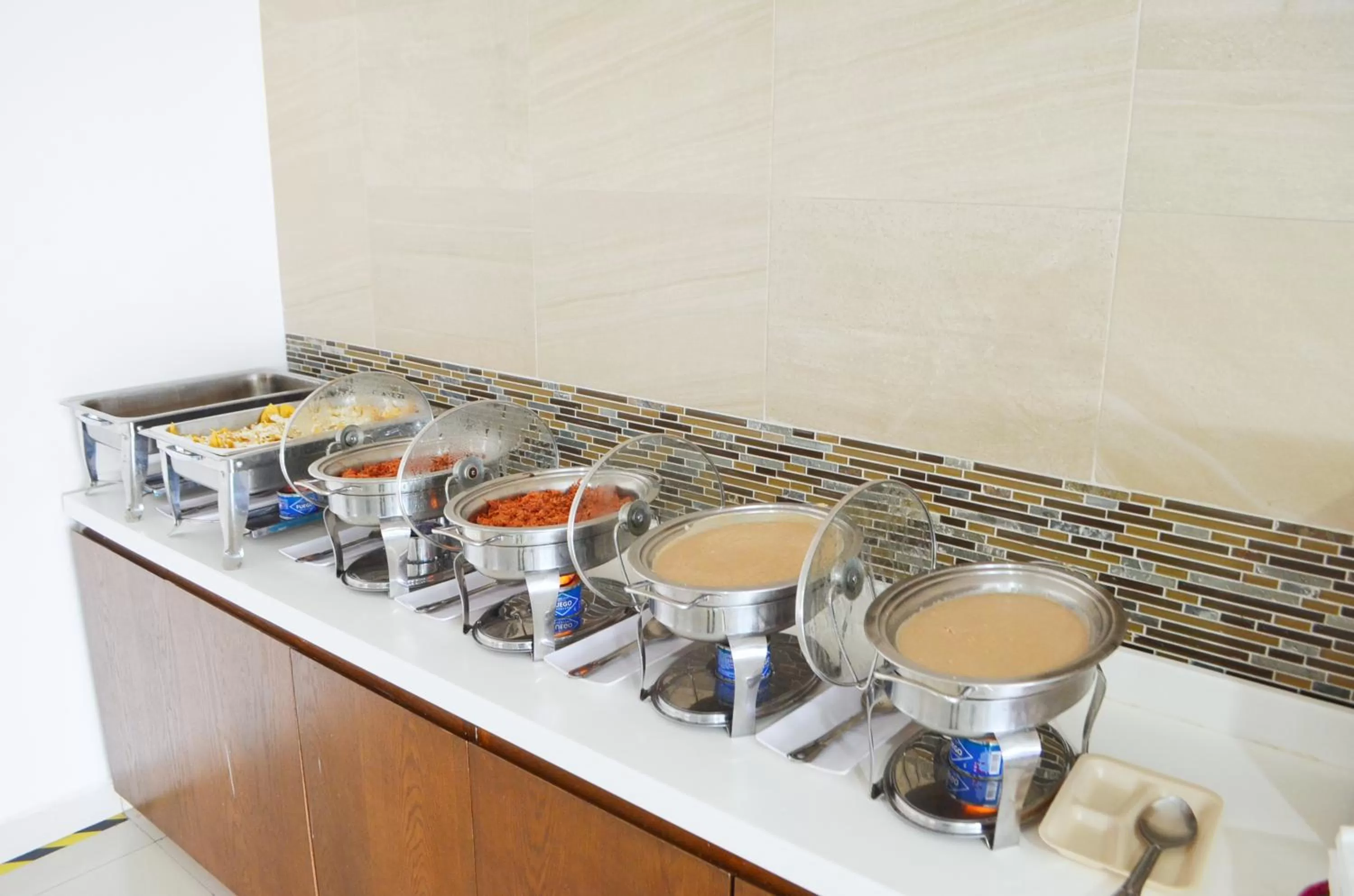 Continental breakfast in Sleep Inn Mazatlan