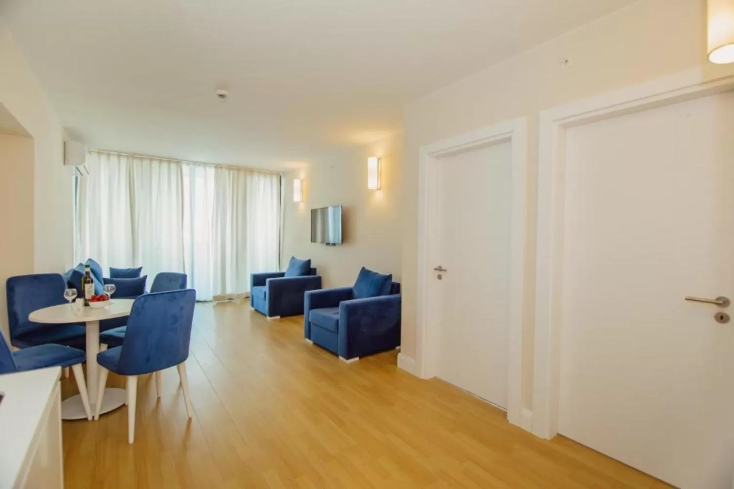 TV and multimedia, Seating Area in Special Apartments In Orbi City Batumi