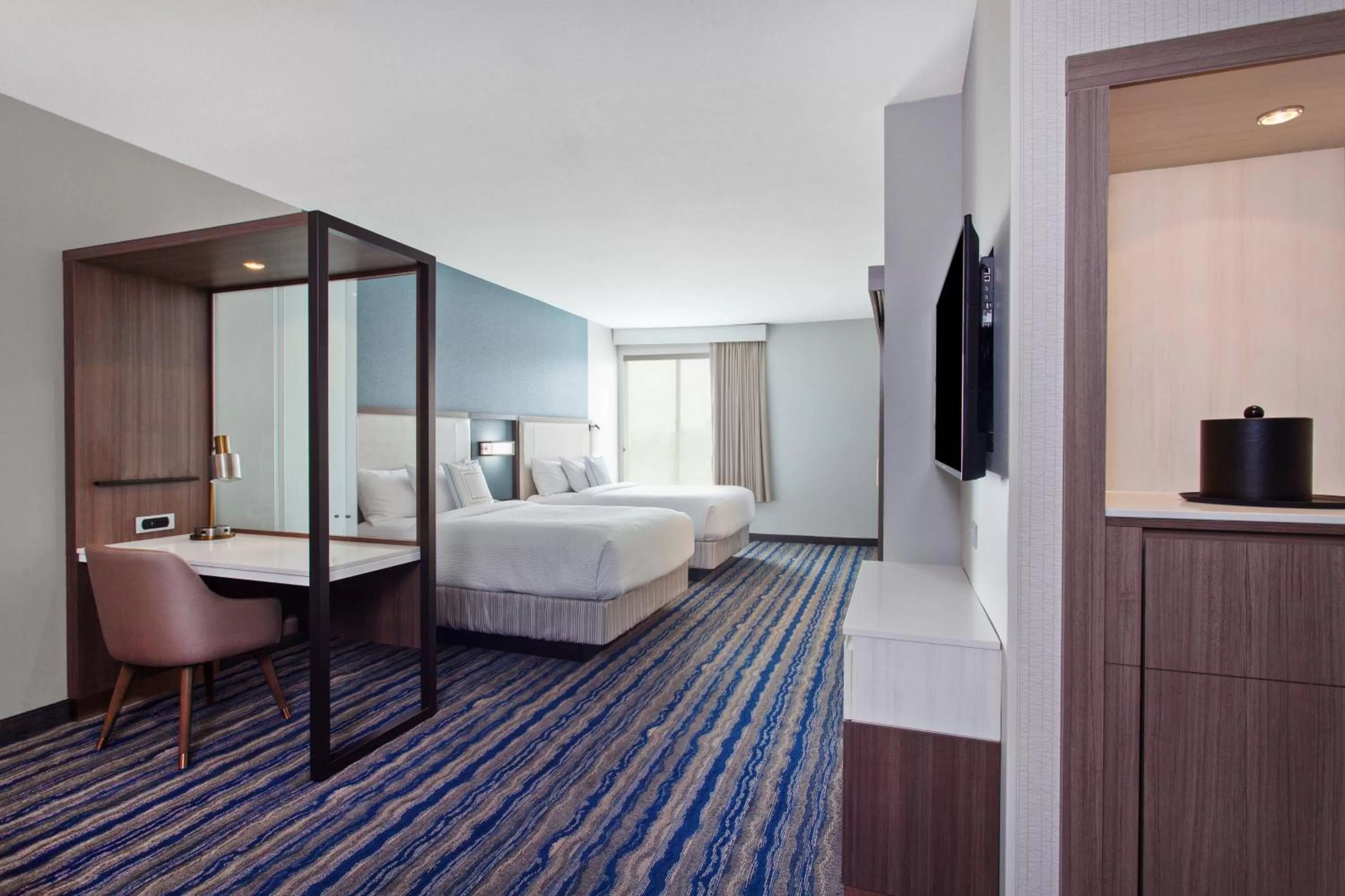 Photo of the whole room, Bed in SpringHill Suites by Marriott Huntington Beach Orange County