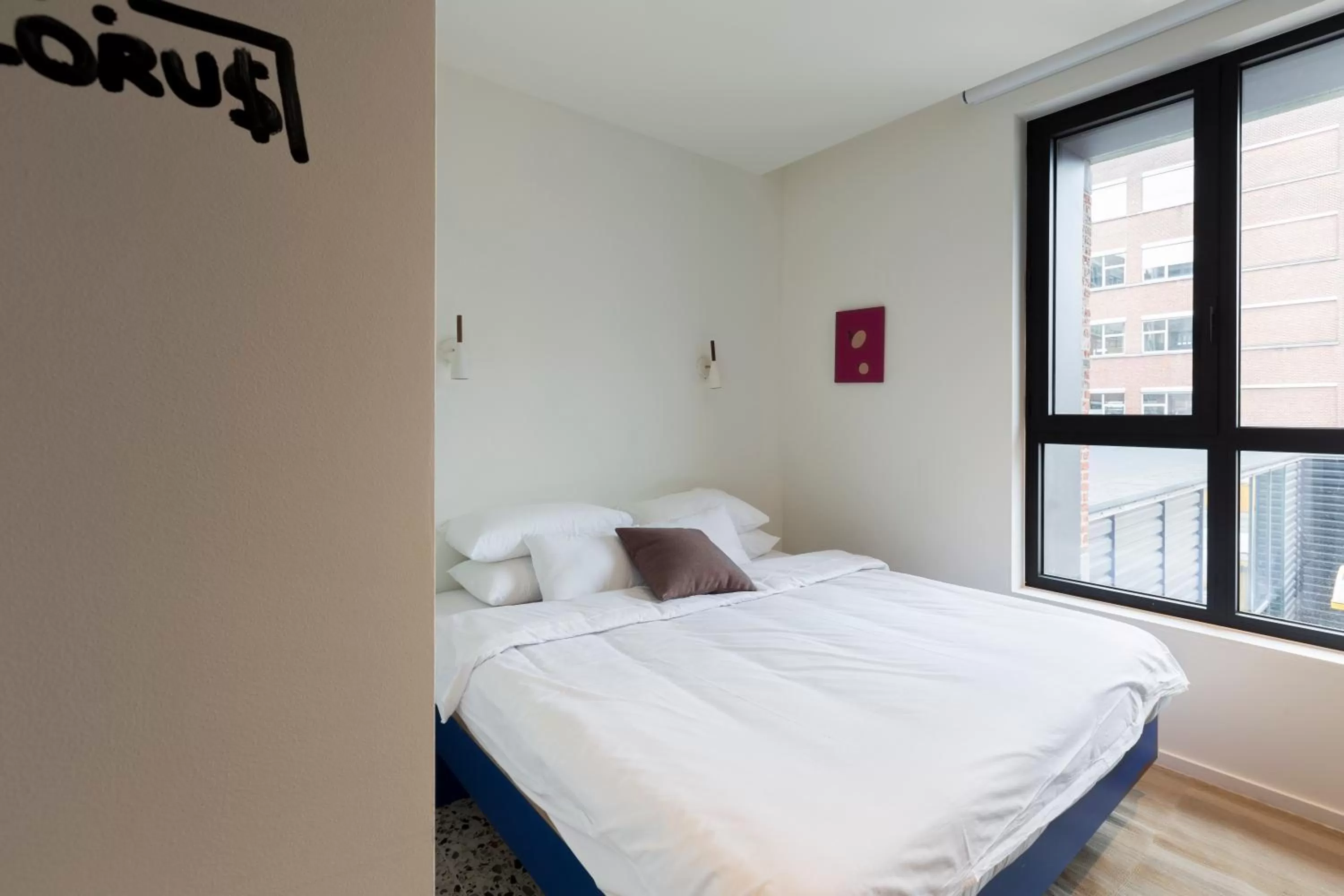 Photo of the whole room, Bed in YUST Antwerp