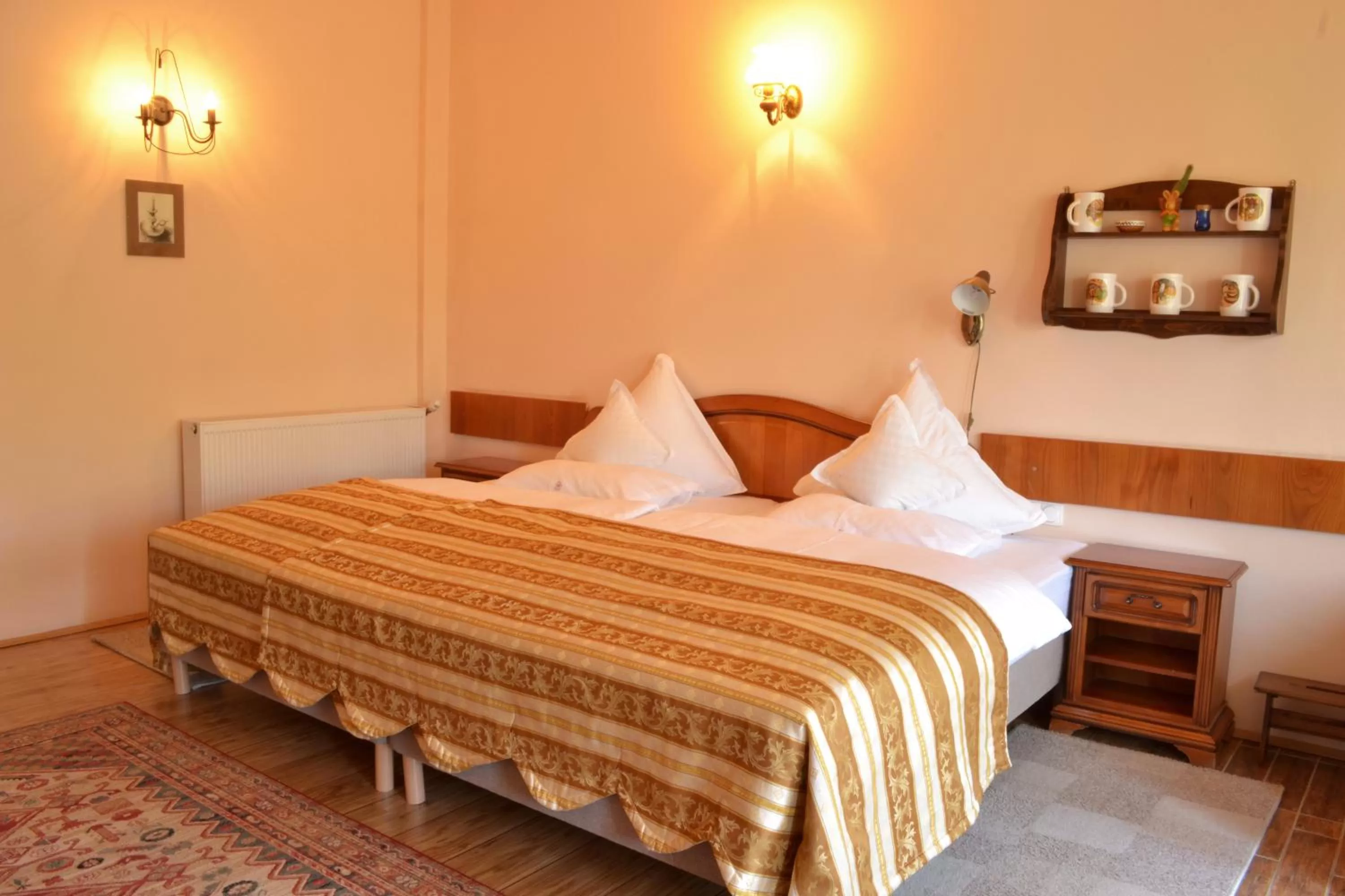 Bed in Hotel Bielmann