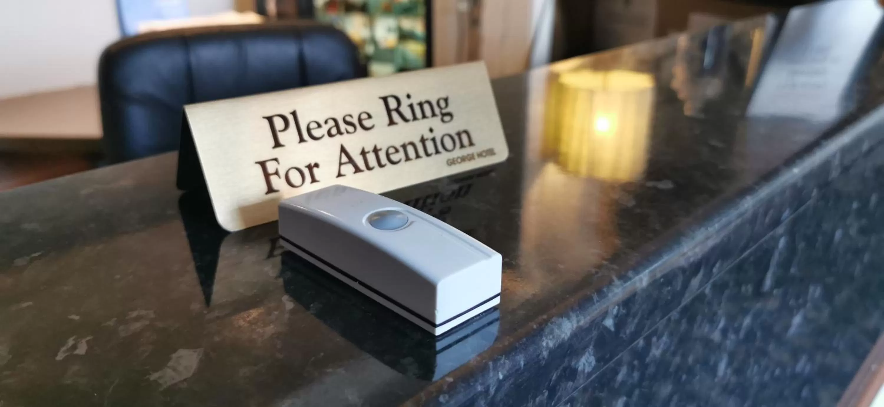 Decorative detail in The George Hotel