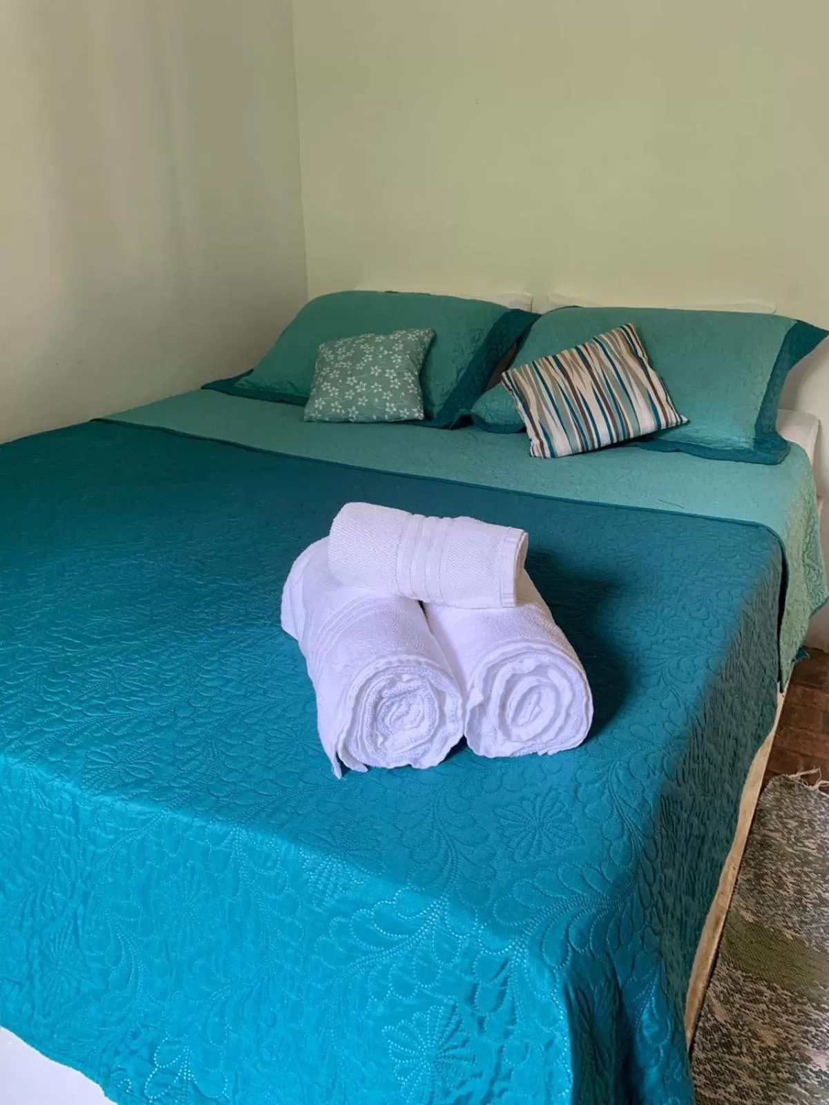 Bed in Pousada Cantinho do Mundo