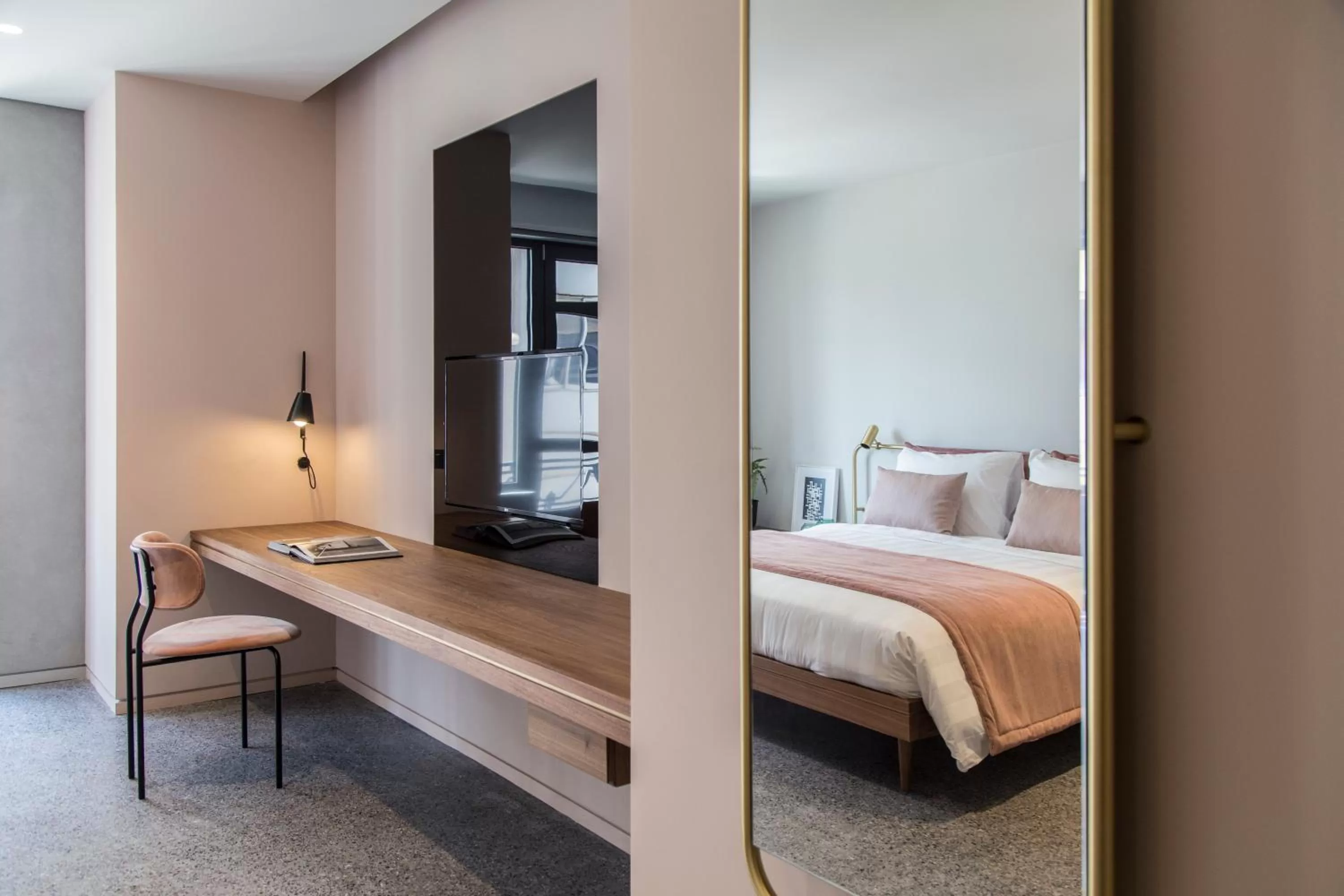 Decorative detail, Bed in Perianth Hotel, a Member of Design Hotels