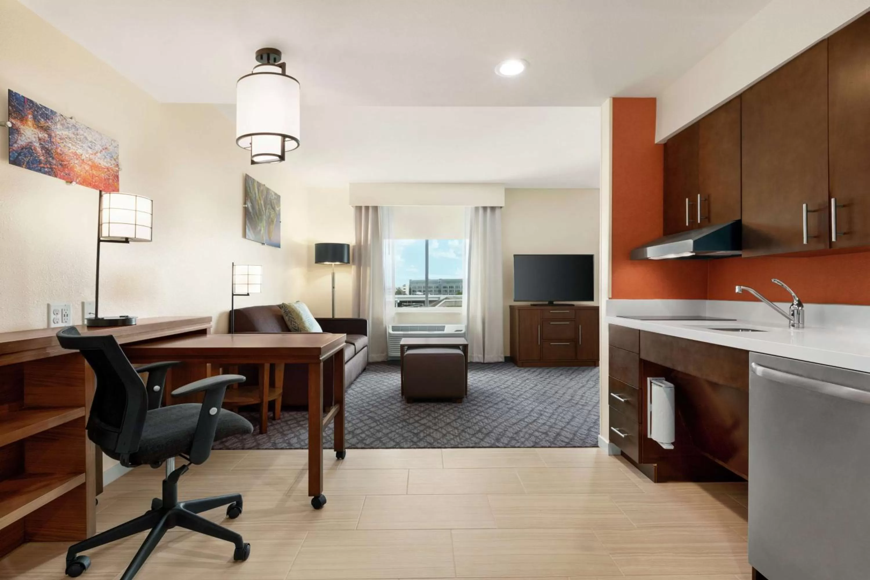 Bedroom in Homewood Suites by Hilton Houston NW at Beltway 8
