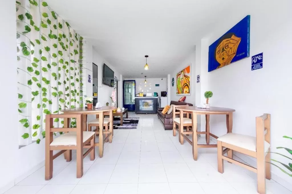 Lobby or reception in La Forêt de Café Hotel