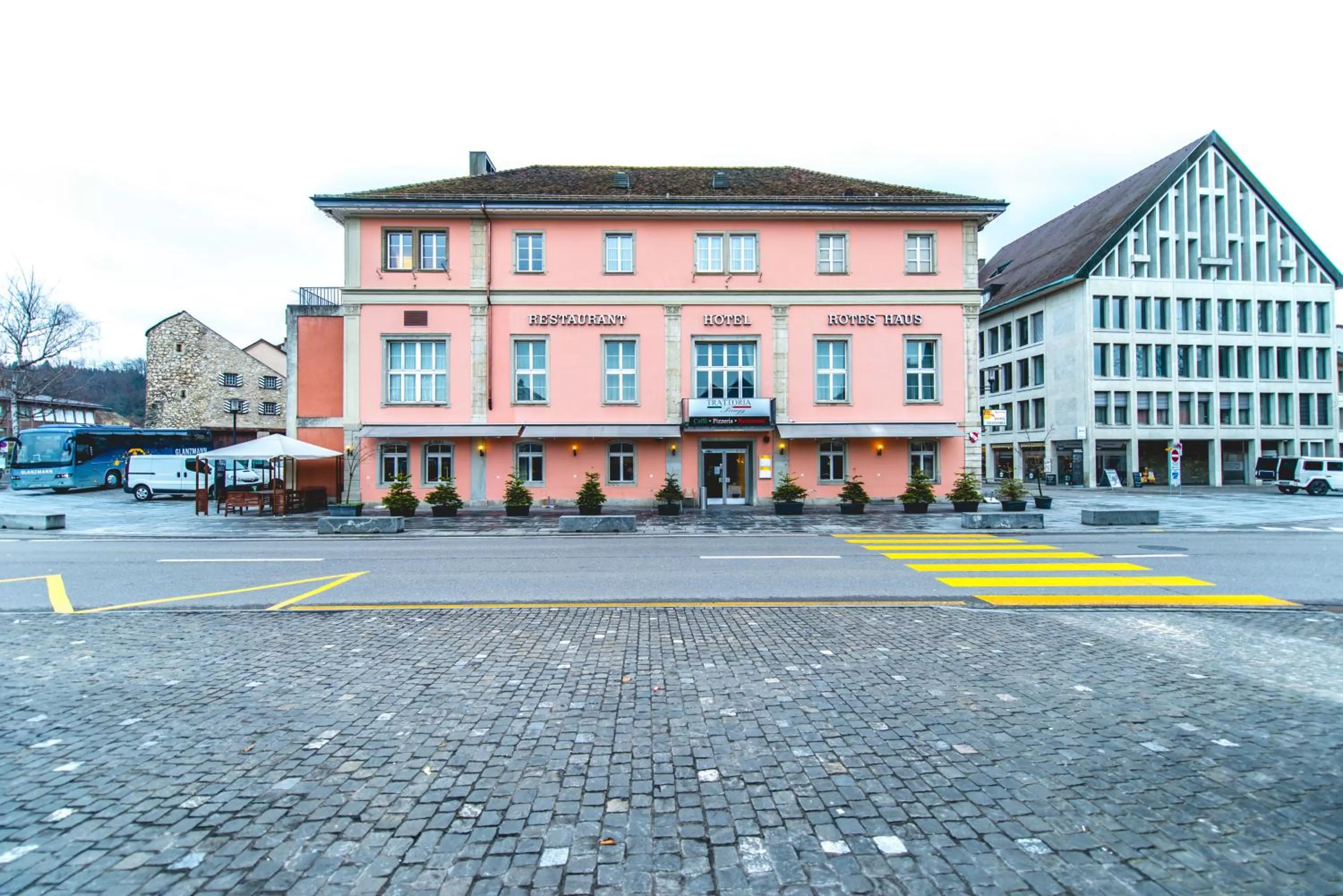 Property building in Hotel Rotes Haus