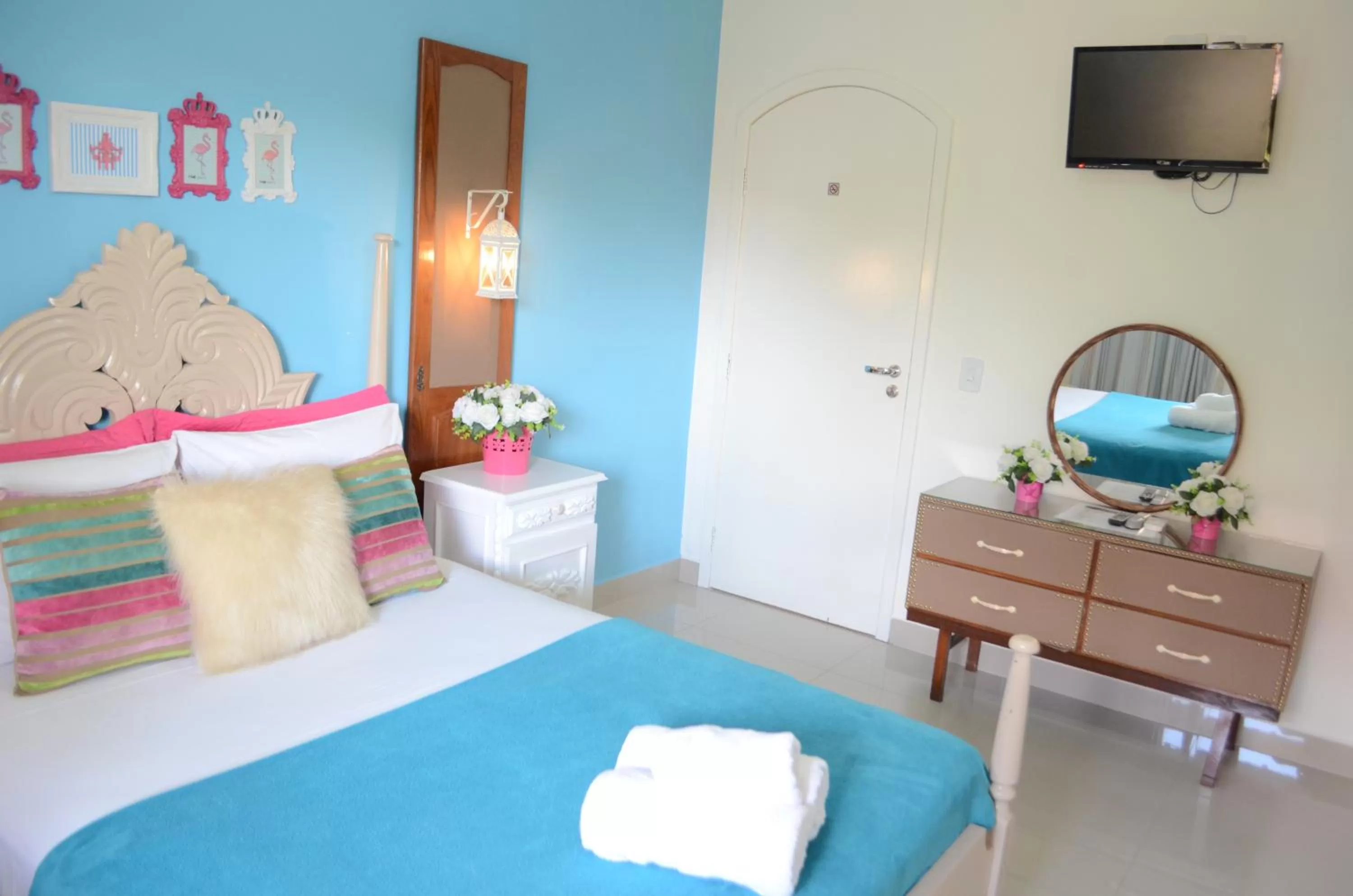 Bed in La Maison Brasiliana B&B