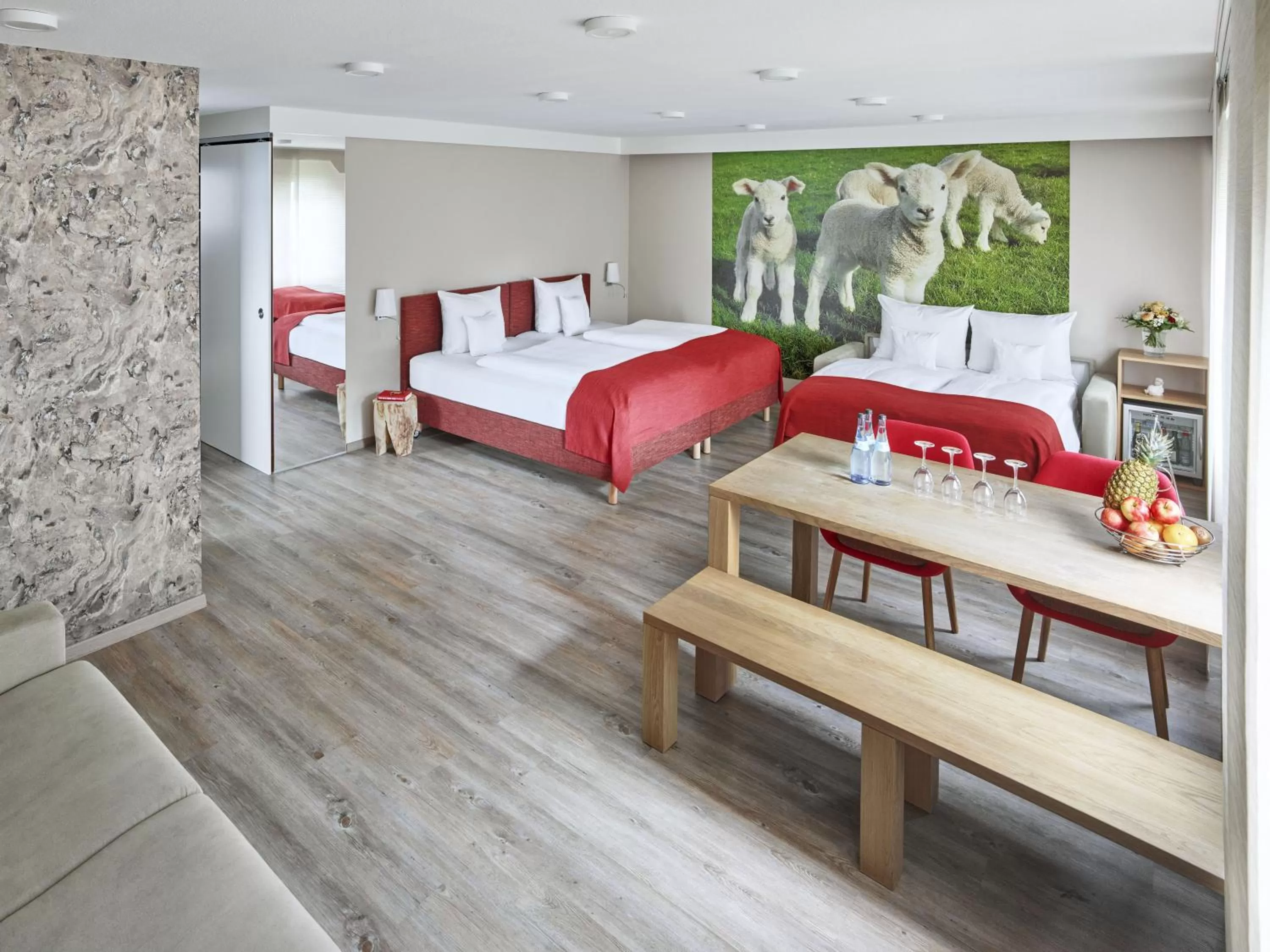 Photo of the whole room, Bed in Hotel Lamm