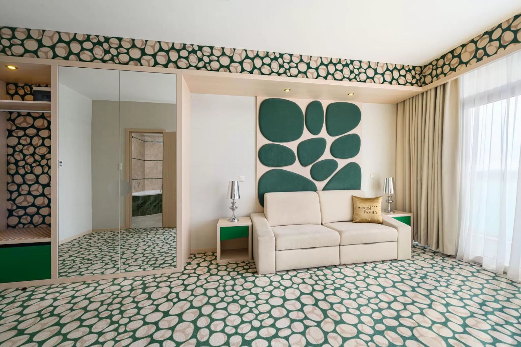 Photo of the whole room in Hotel Aurum Family "A"