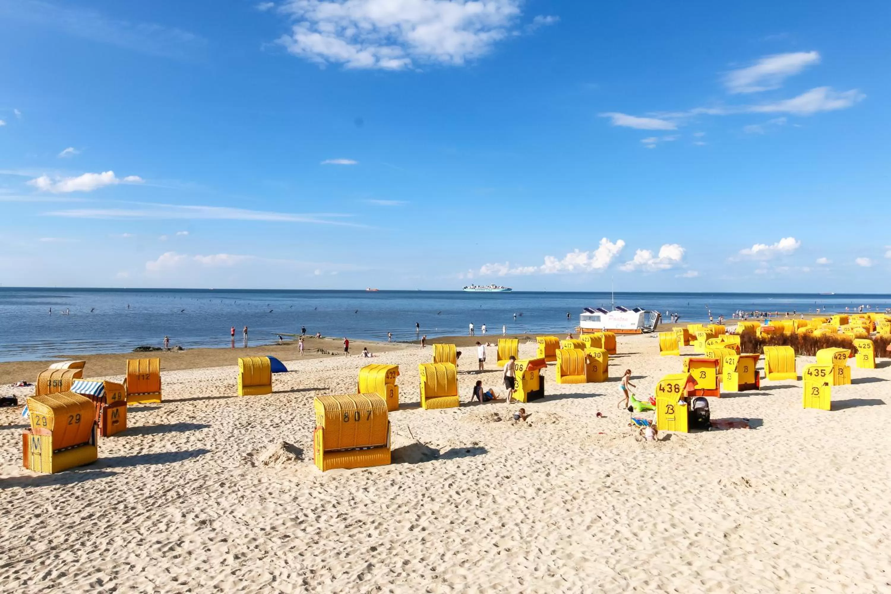 Beach in Strandhotel Duhnen