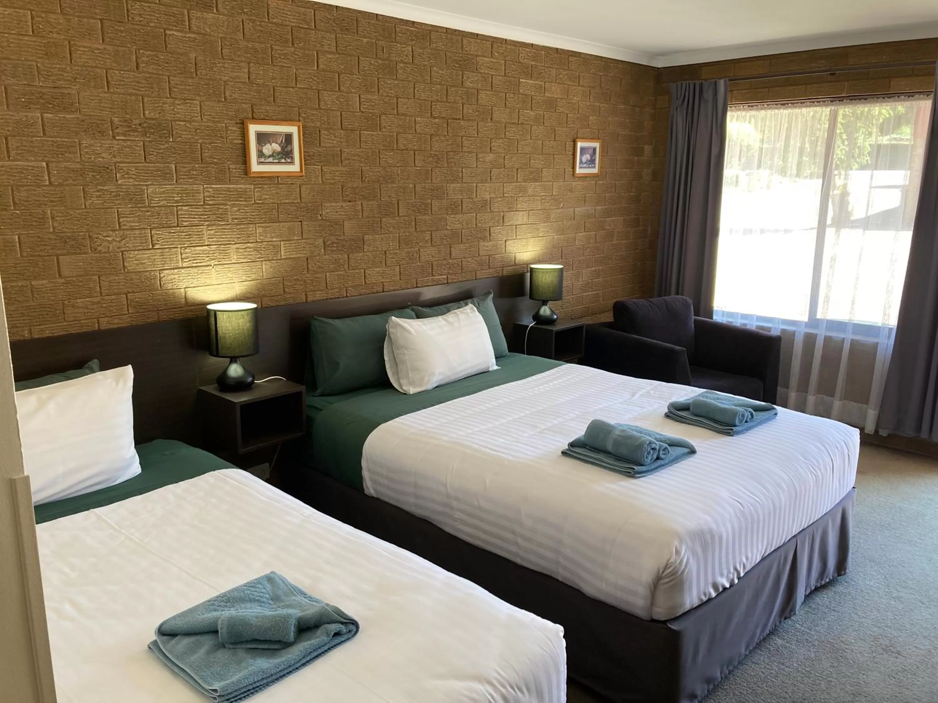 Bed in Camellia Motel