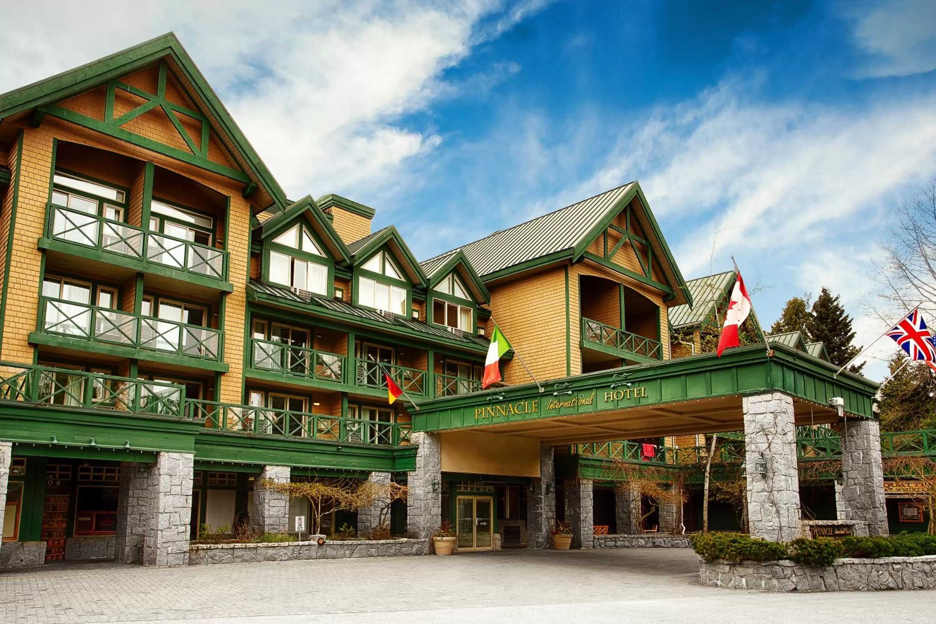 Property building in Pinnacle Hotel Whistler