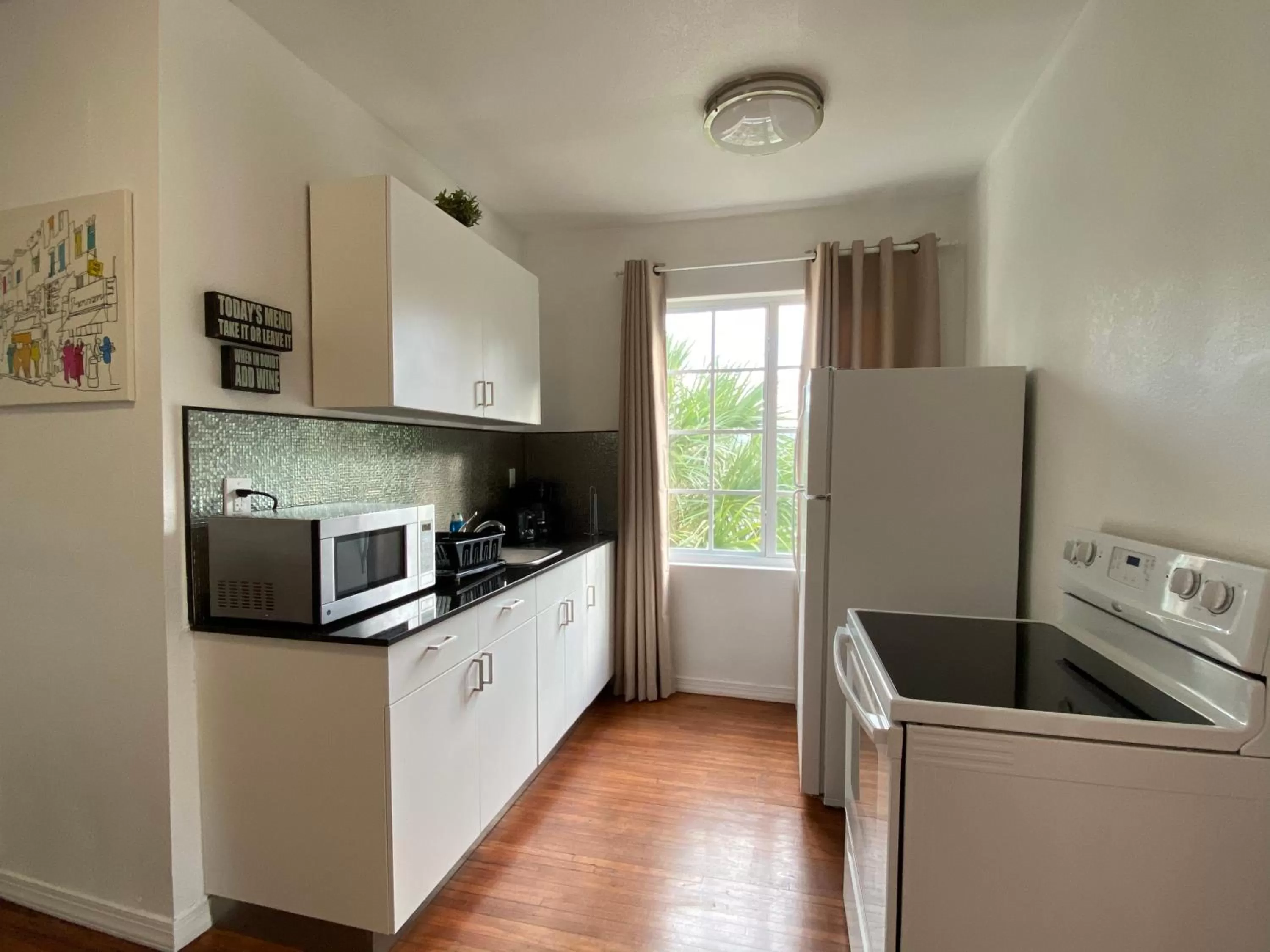 Kitchen or kitchenette in Harding Boutique Apartments