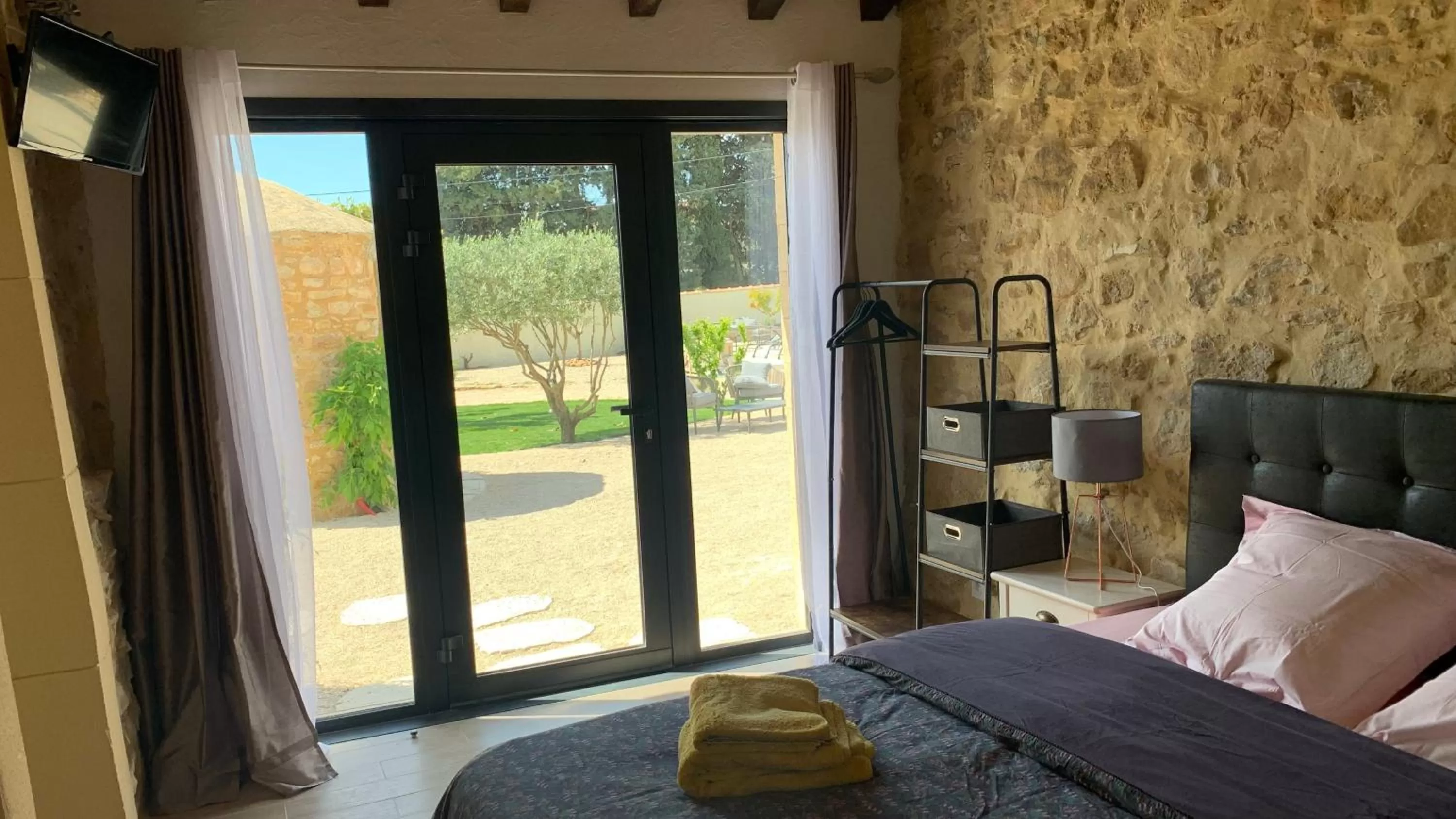 Bed in Le Mas Andoli