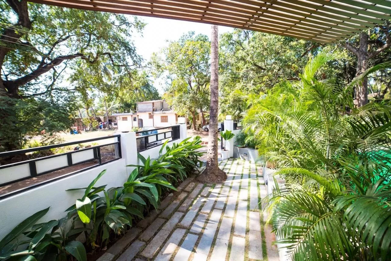 Patio in HALF Hotel, Calangute