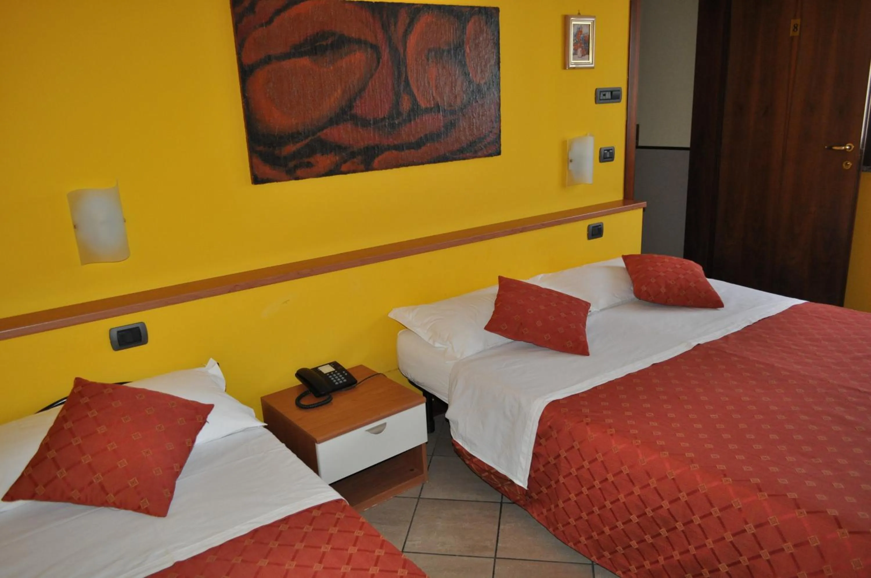 Bed in Hotel Mantova Sud