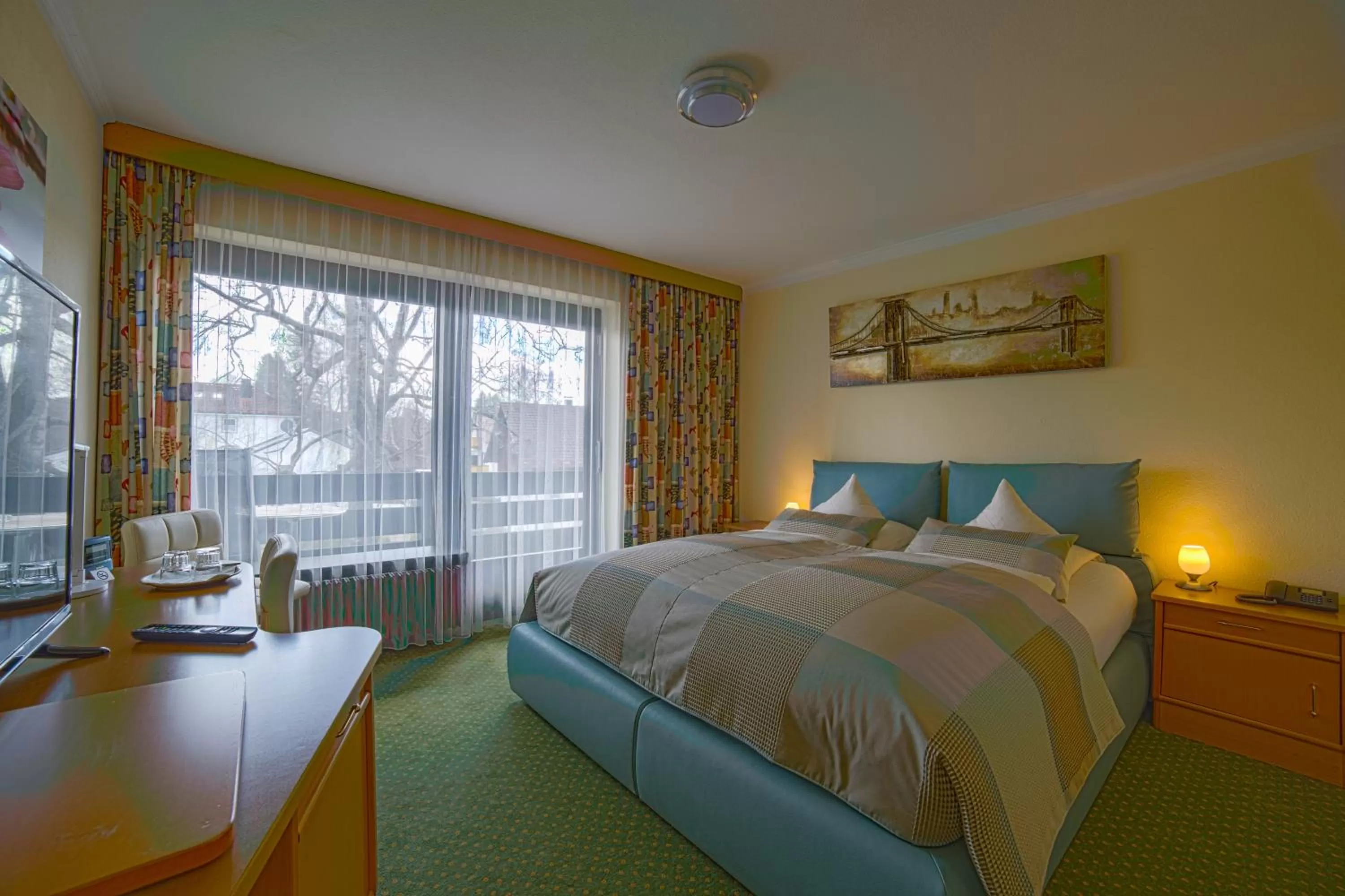 Bedroom, Bed in Hotel Brandl