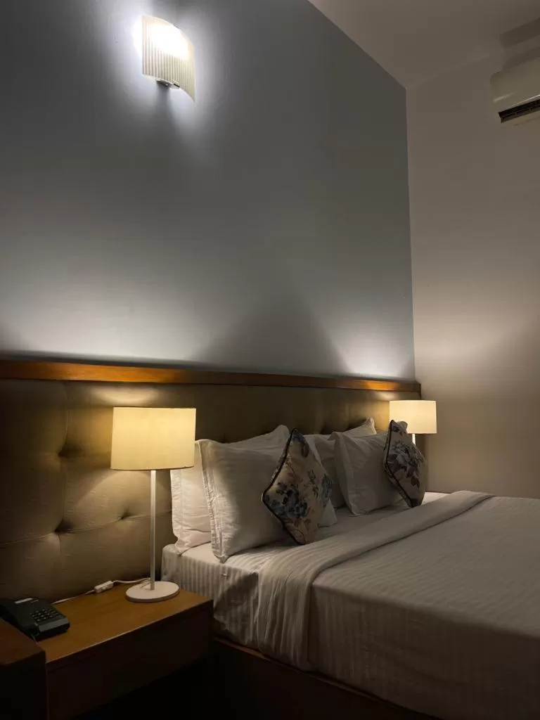 Bed in Hotel Tragopan