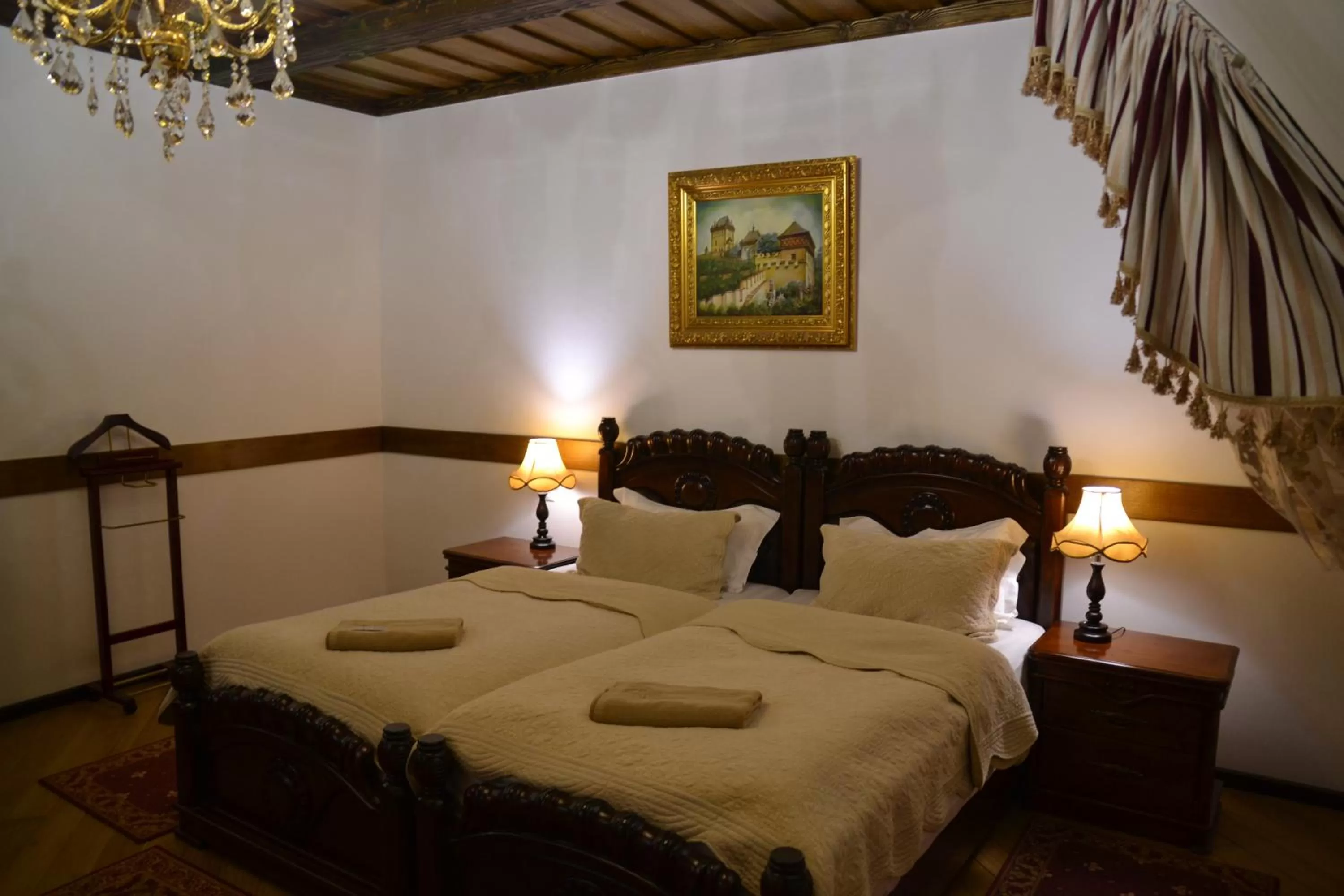 Bed in Zámek Lužec Spa & Wellness Resort