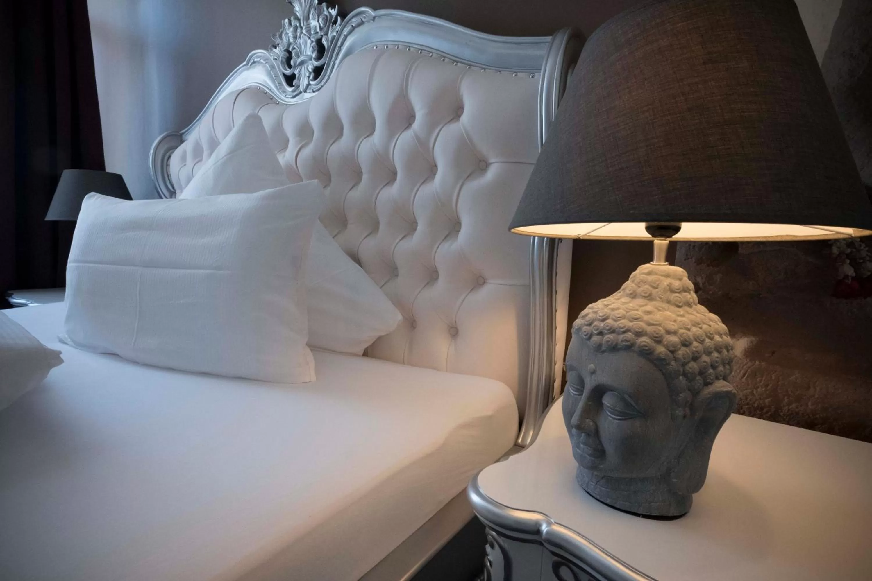 Decorative detail, Bed in Boutiquehotel Villa Rosenhof