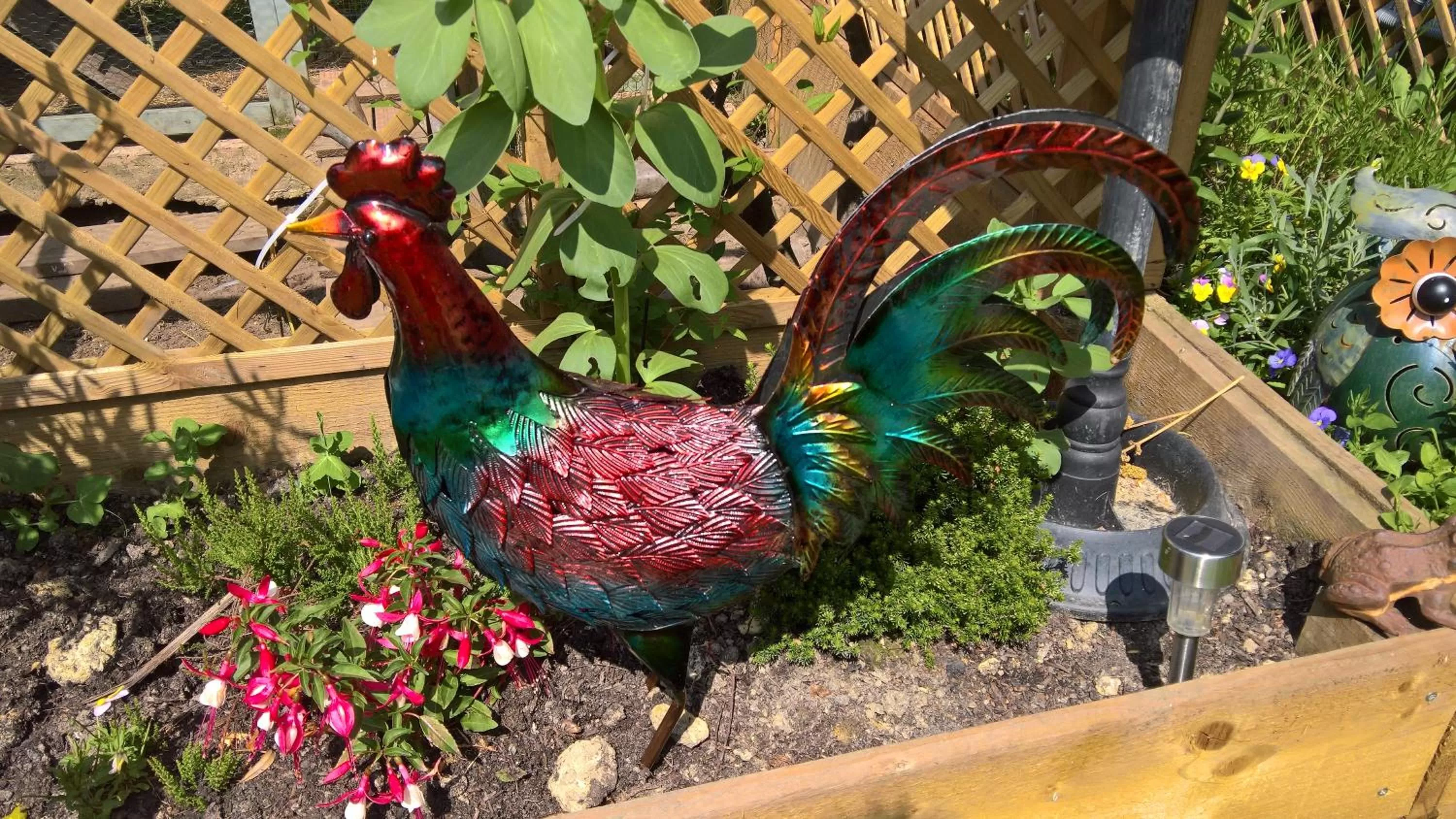 Garden view in Owly 'Ouse