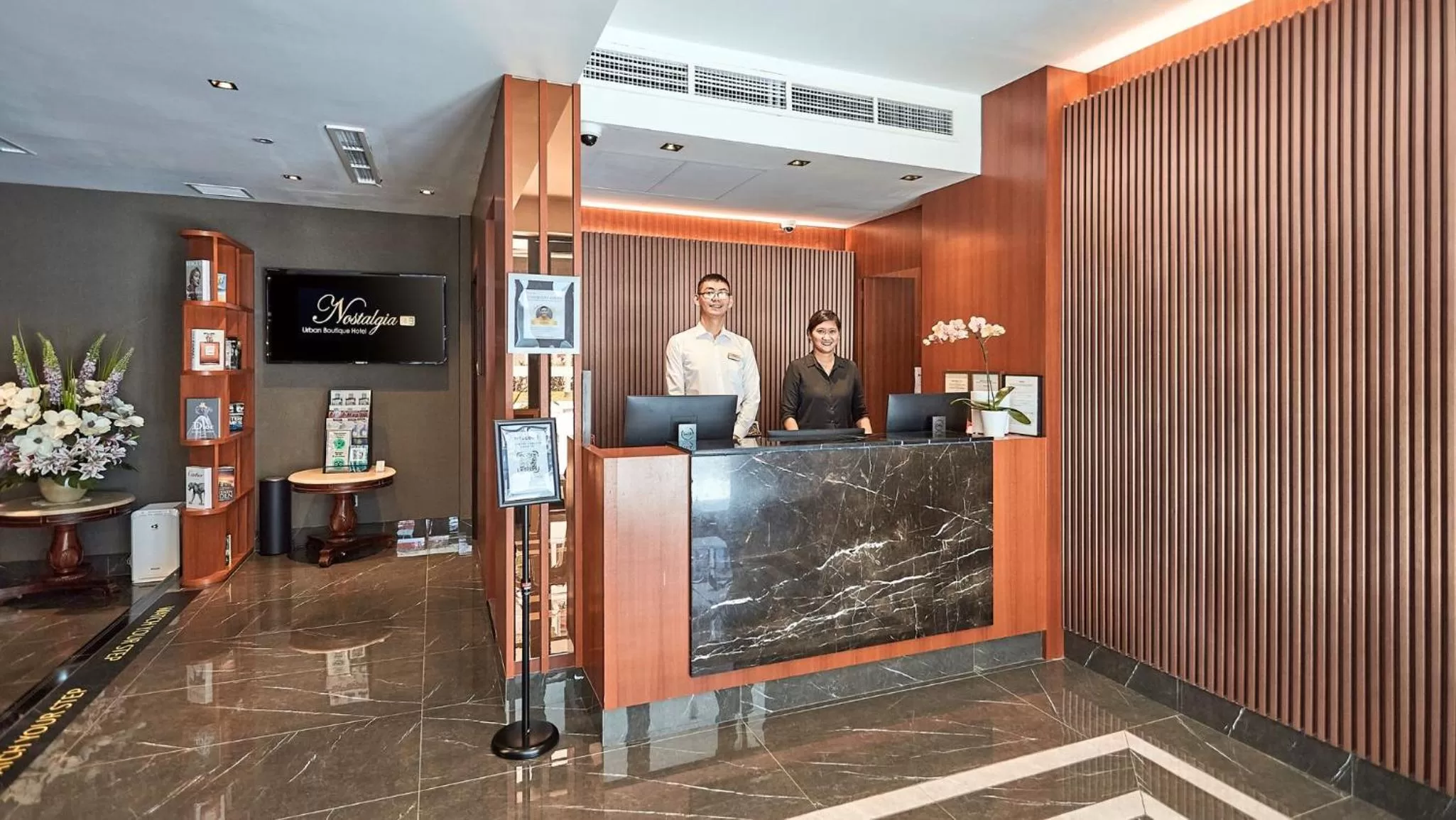 Lobby or reception in Nostalgia Hotel