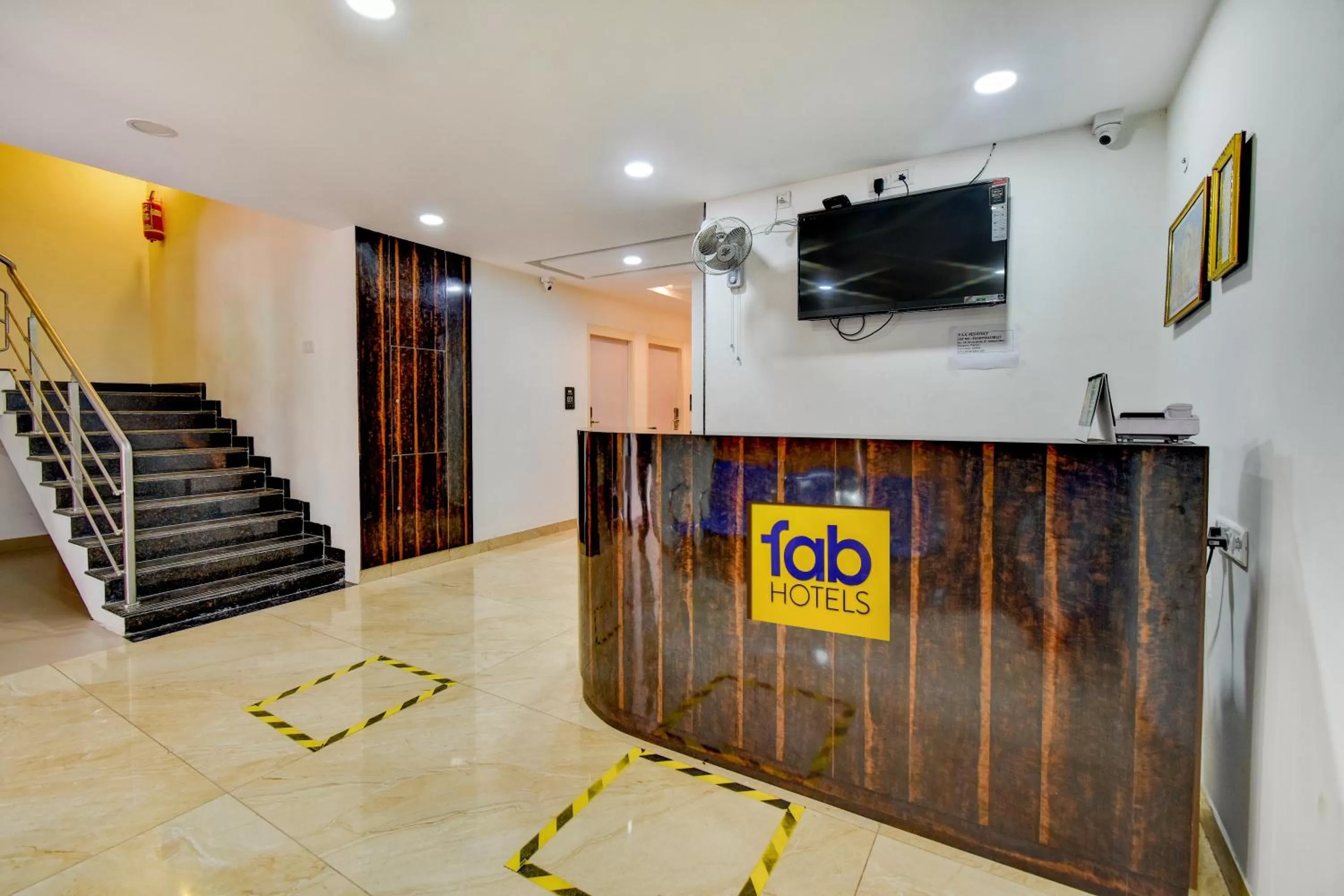 Lobby or reception in FabHotel P A S Residency