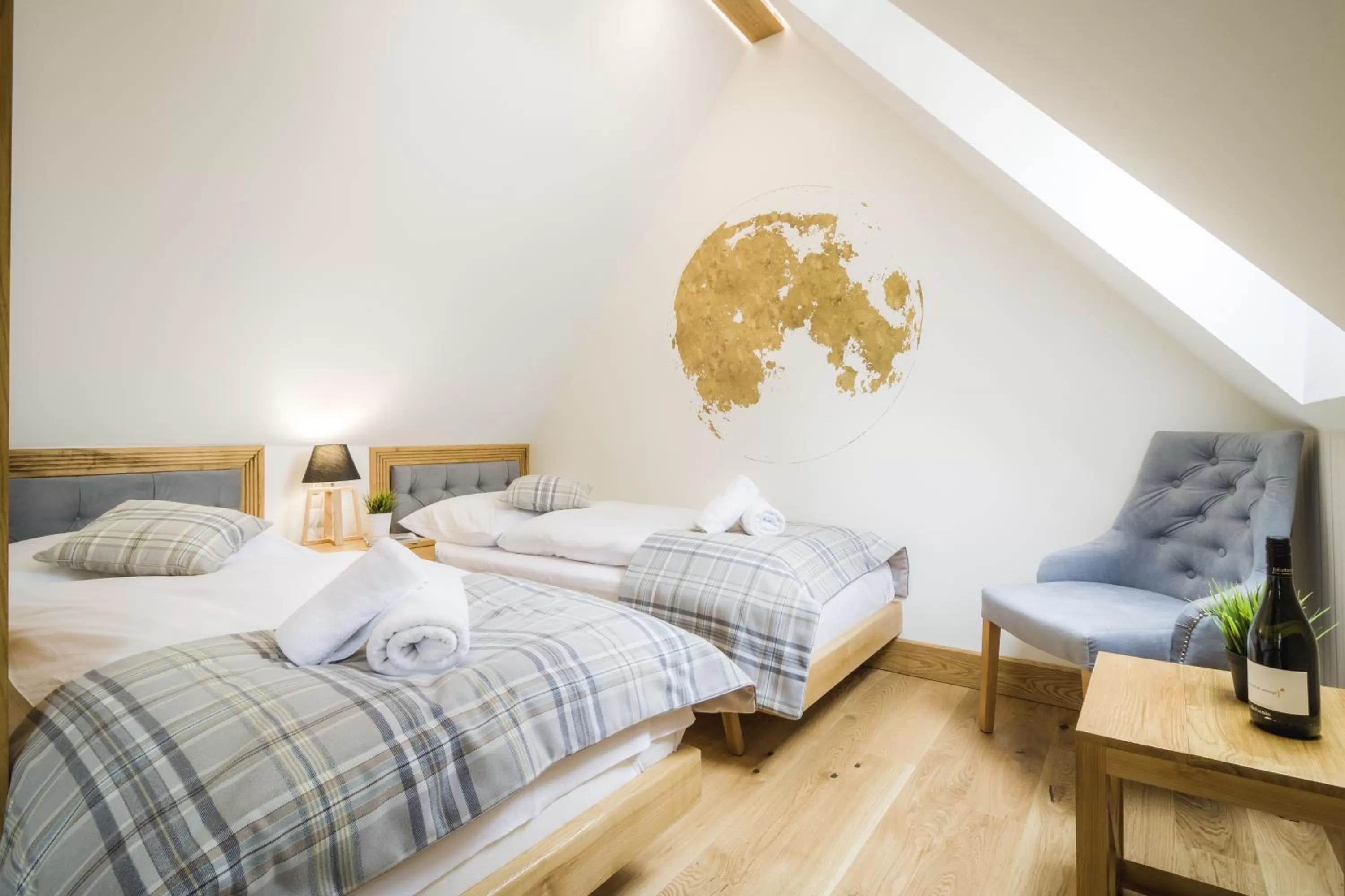 Bed in Jagiellońska Residence