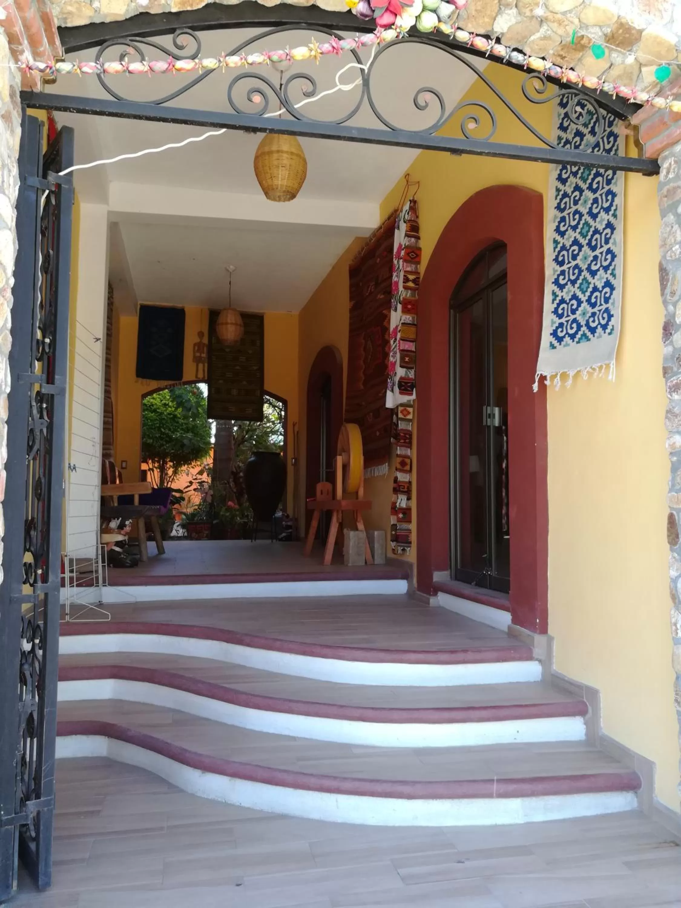 Facade/entrance in Teocalli