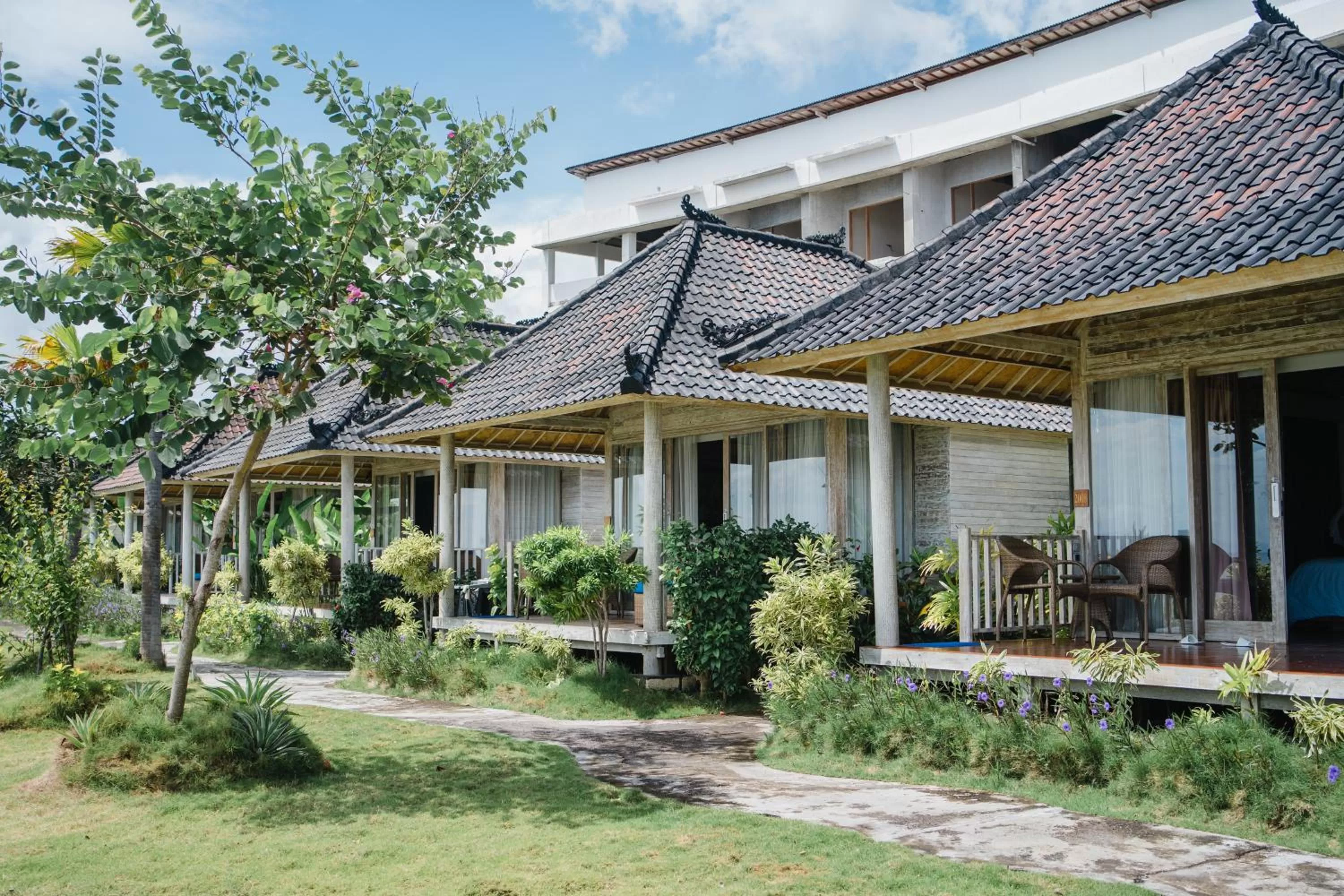 Garden view in The Angkal Resort
