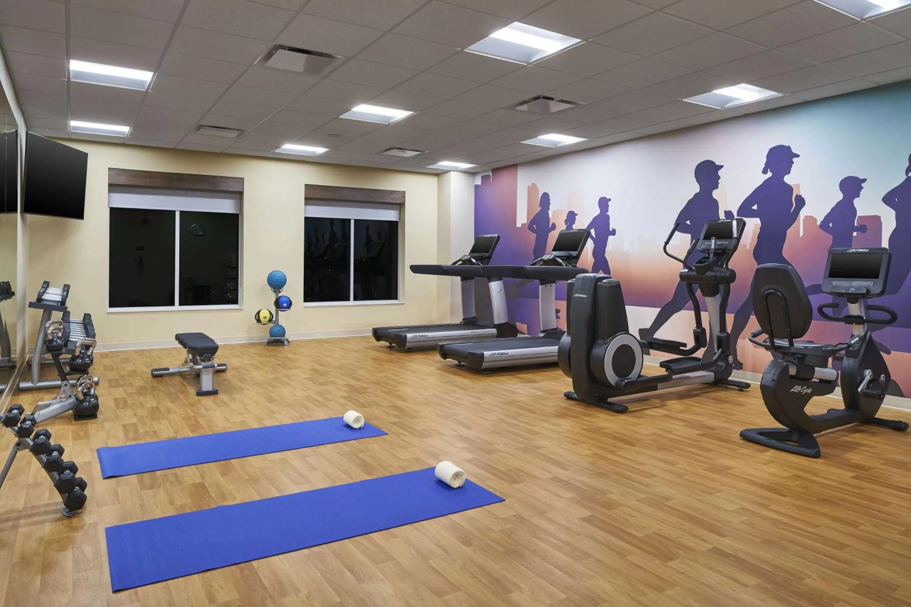Fitness centre/facilities in Hyatt Place Wilmington Riverfront