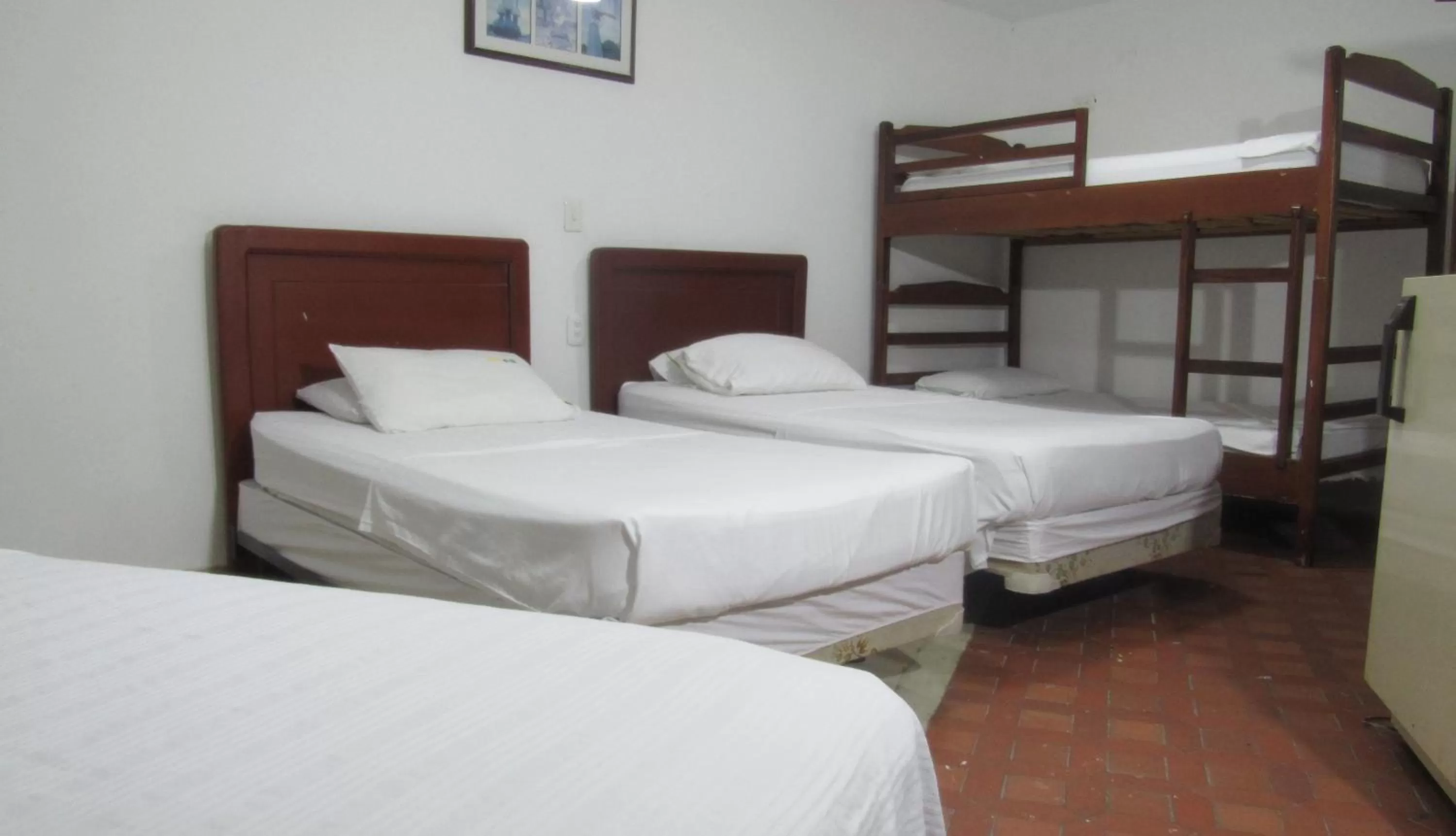 Bed in Hotel Nuevo Tio