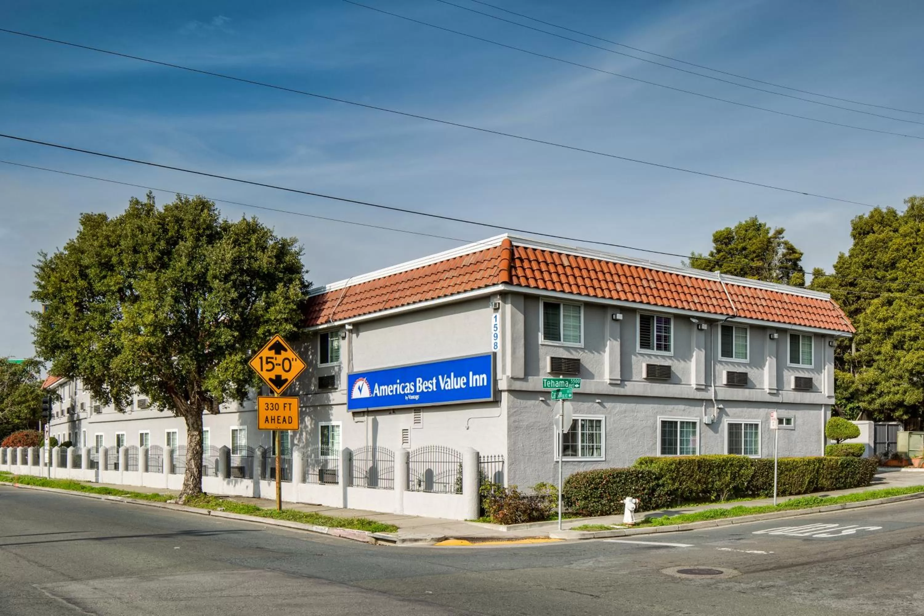Property building in Americas Best Value Inn Richmond