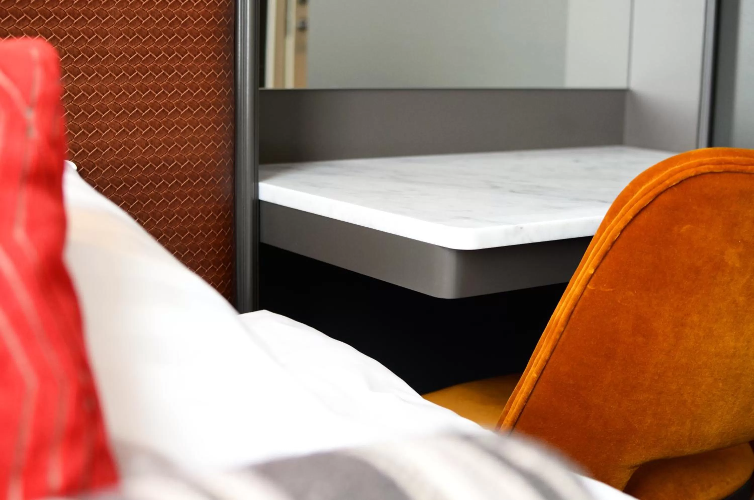 Decorative detail, Bed in Home Hotel Temperance