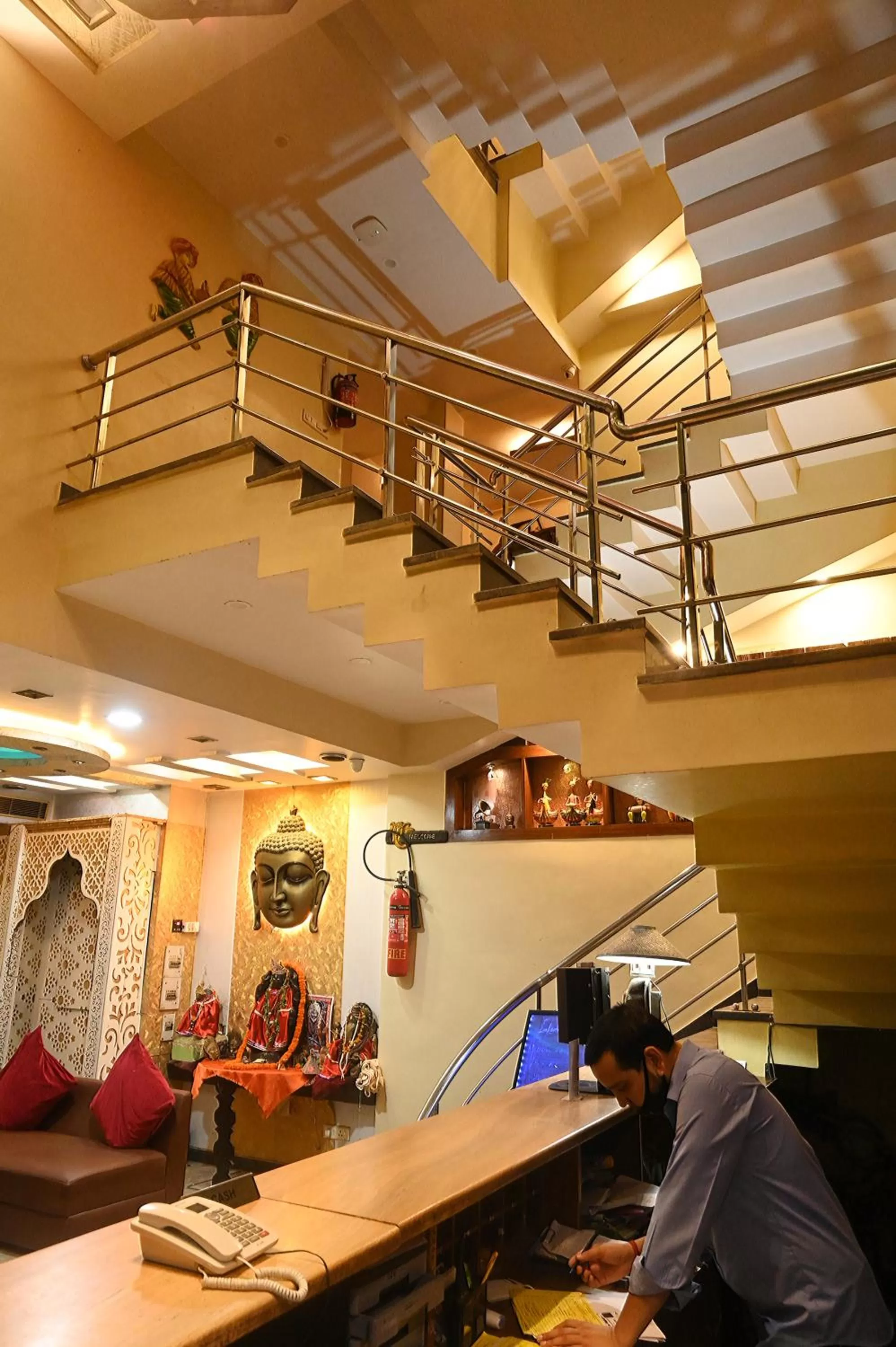 Lobby or reception in Hotel Heritage Inn at Assi Ghat