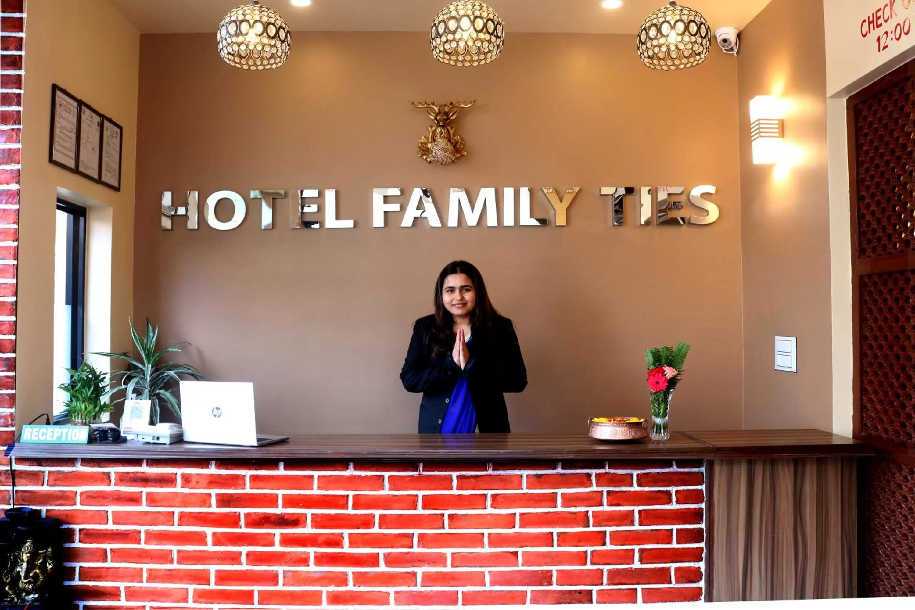 Lobby or reception in Hotel Family Ties Pvt. Ltd.
